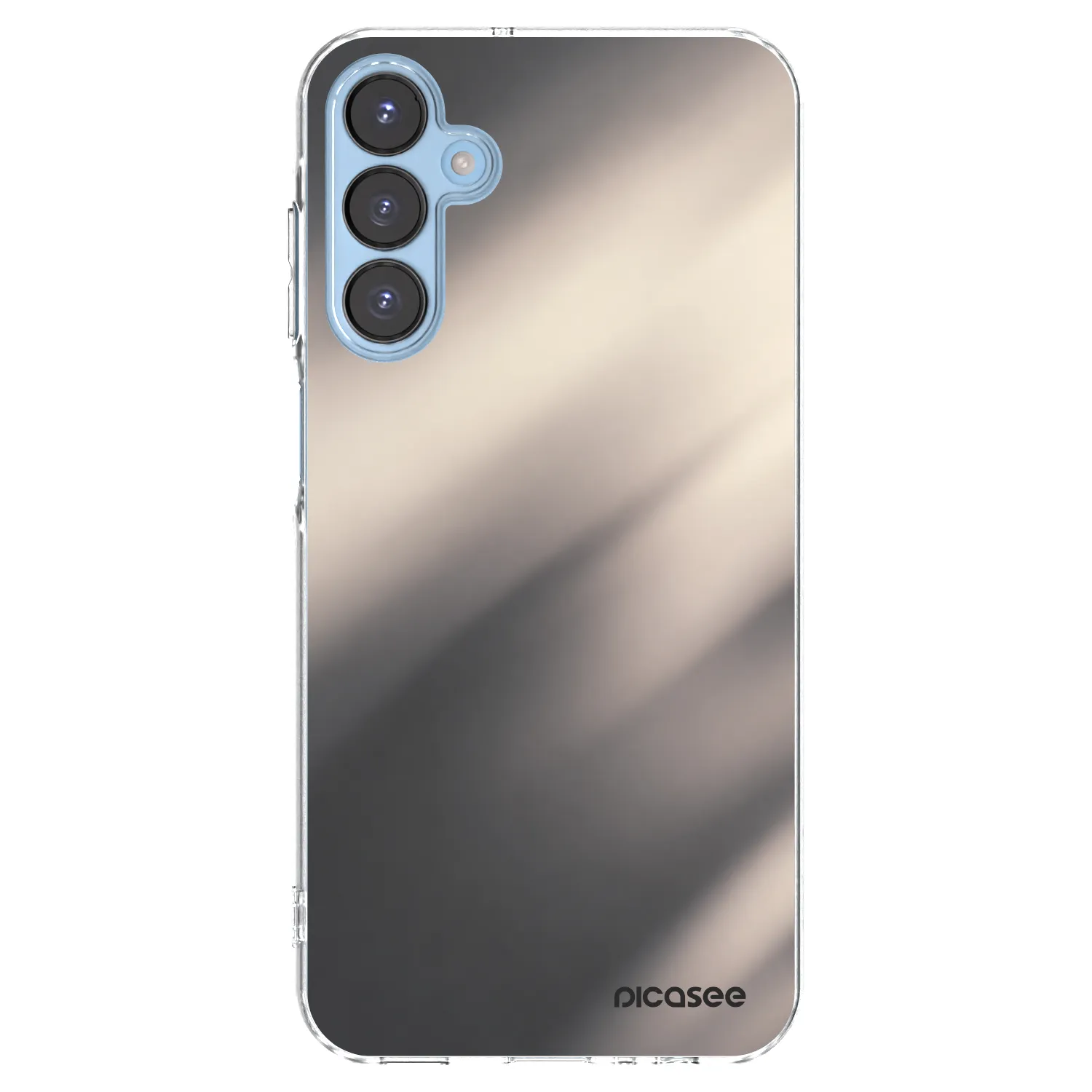 Picasee husă transparentă din silicon pentru Samsung Galaxy A15 A156B 5G - Smoky Beige