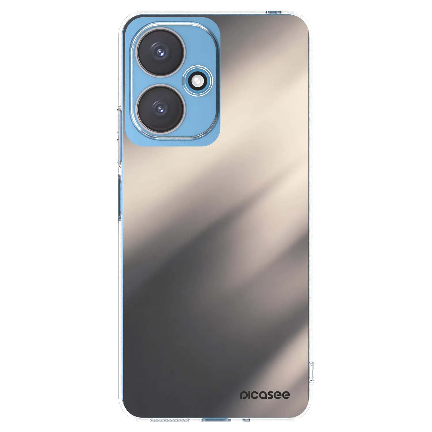 Picasee husă transparentă din silicon pentru Xiaomi Redmi 13C 5G - Smoky Beige