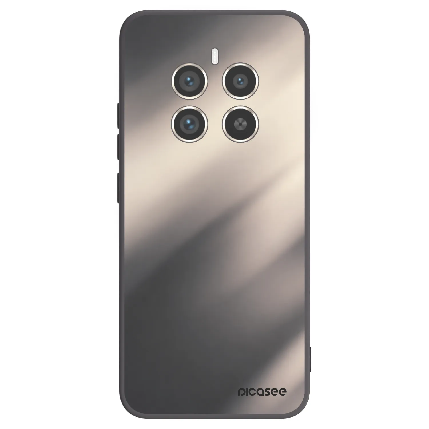 Picasee husă neagră din silicon pentru Realme 12 Pro 5G - Smoky Beige