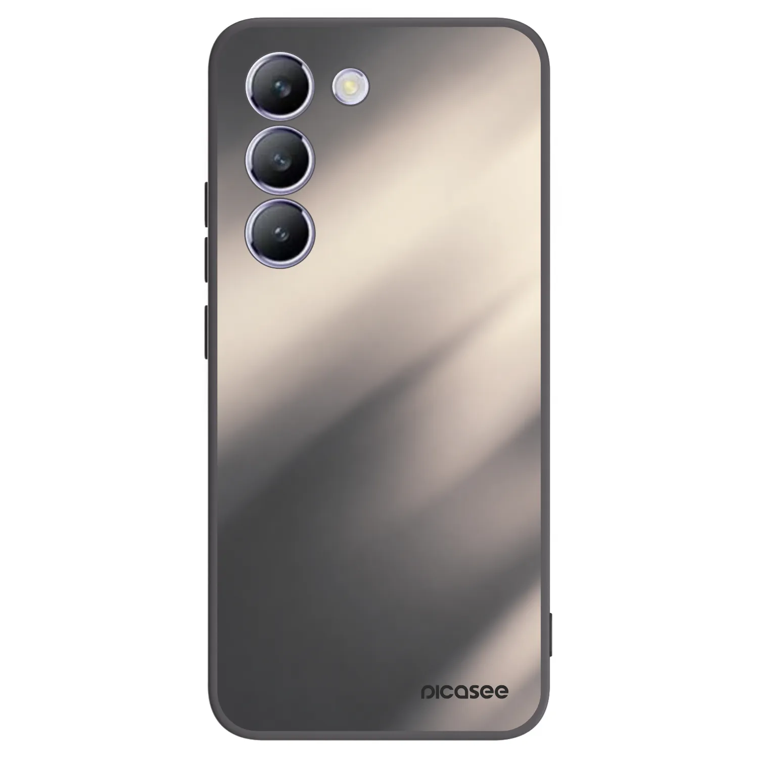 Picasee husă neagră din silicon pentru Vivo V40 SE 5G - Smoky Beige