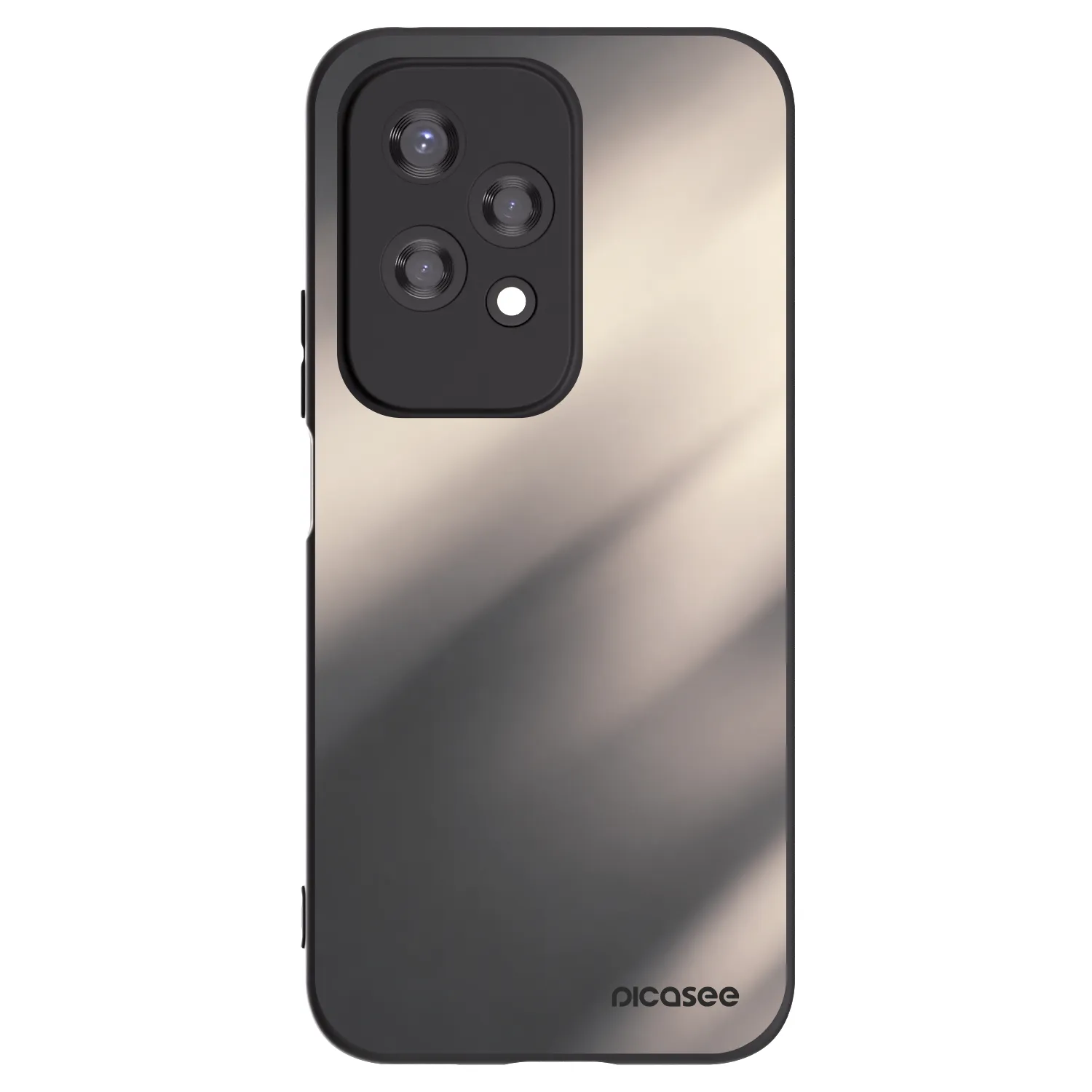 Picasee husă neagră din silicon pentru Honor 200 Lite - Smoky Beige