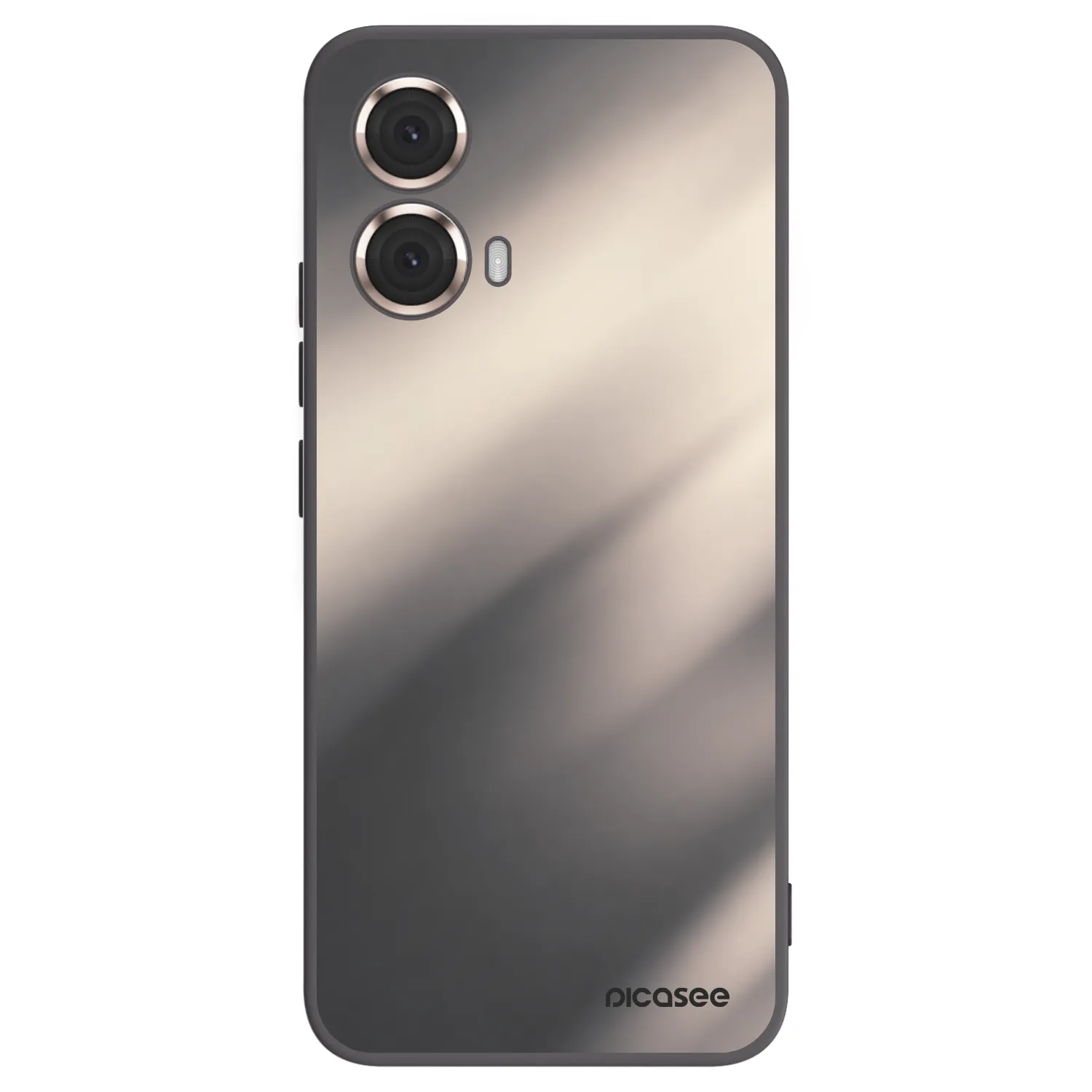 Picasee husă neagră din silicon pentru Motorola Moto G85 - Smoky Beige