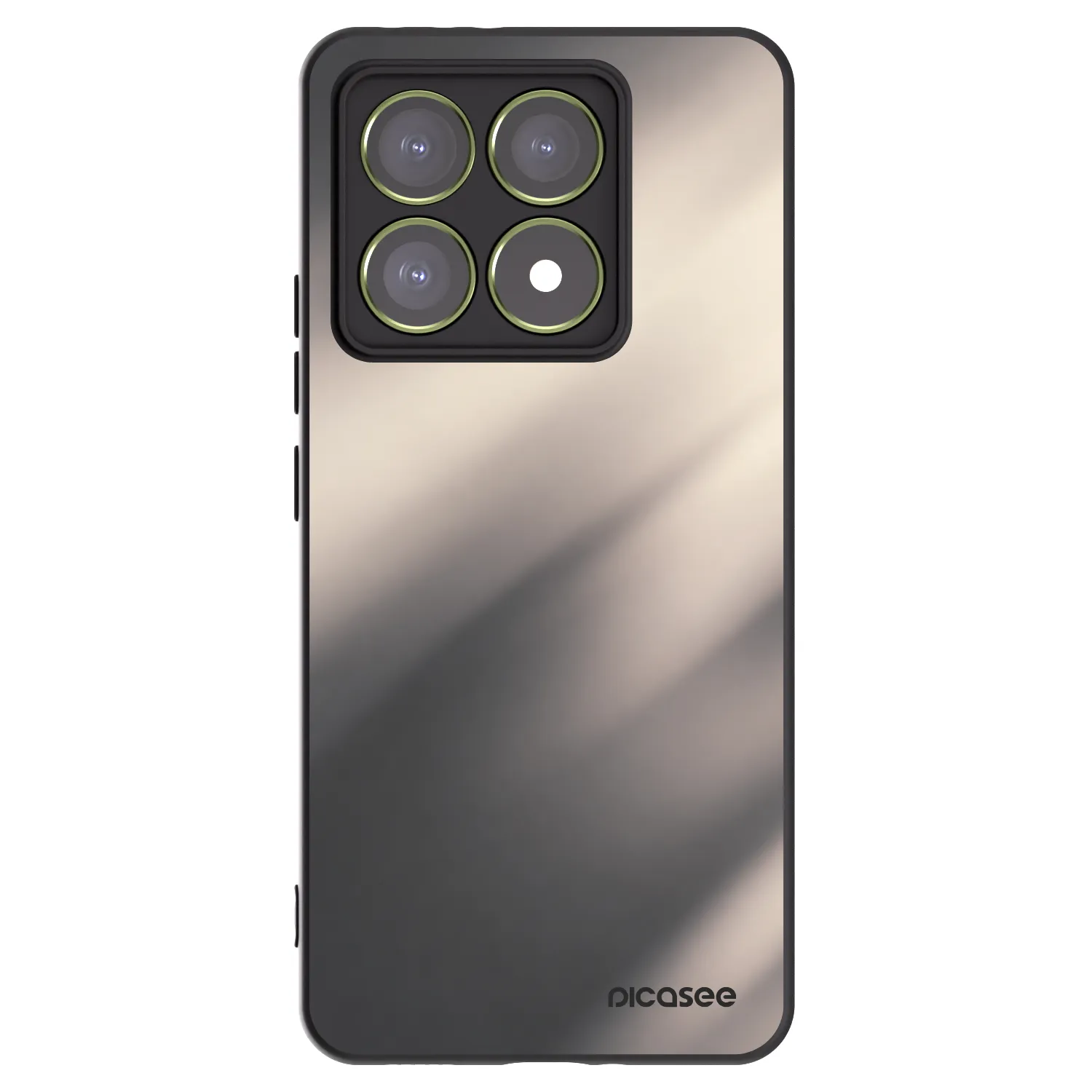 Picasee husă neagră din silicon pentru Xiaomi 14T - Smoky Beige