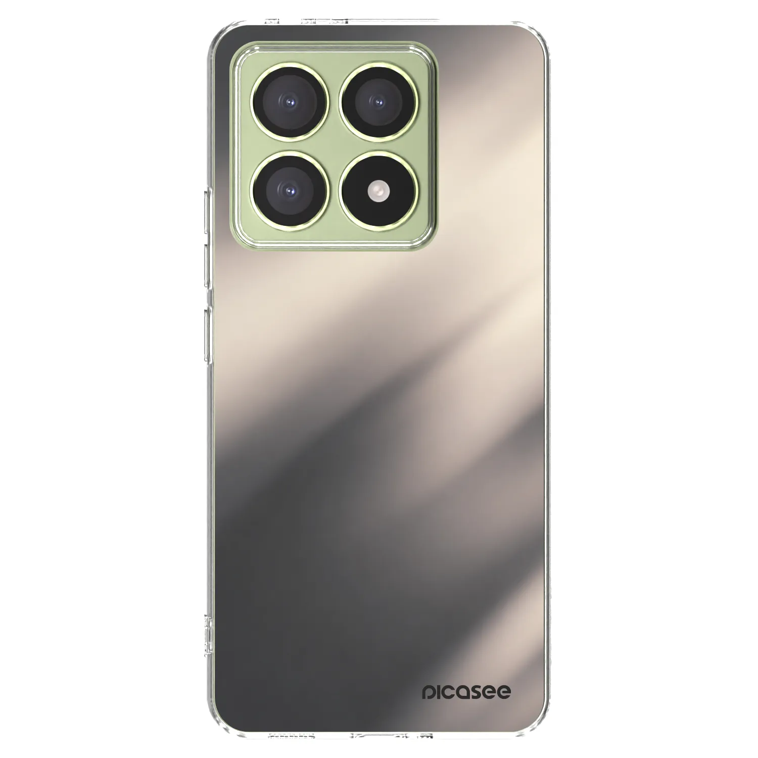 Picasee husă transparentă din silicon pentru Xiaomi 14T - Smoky Beige