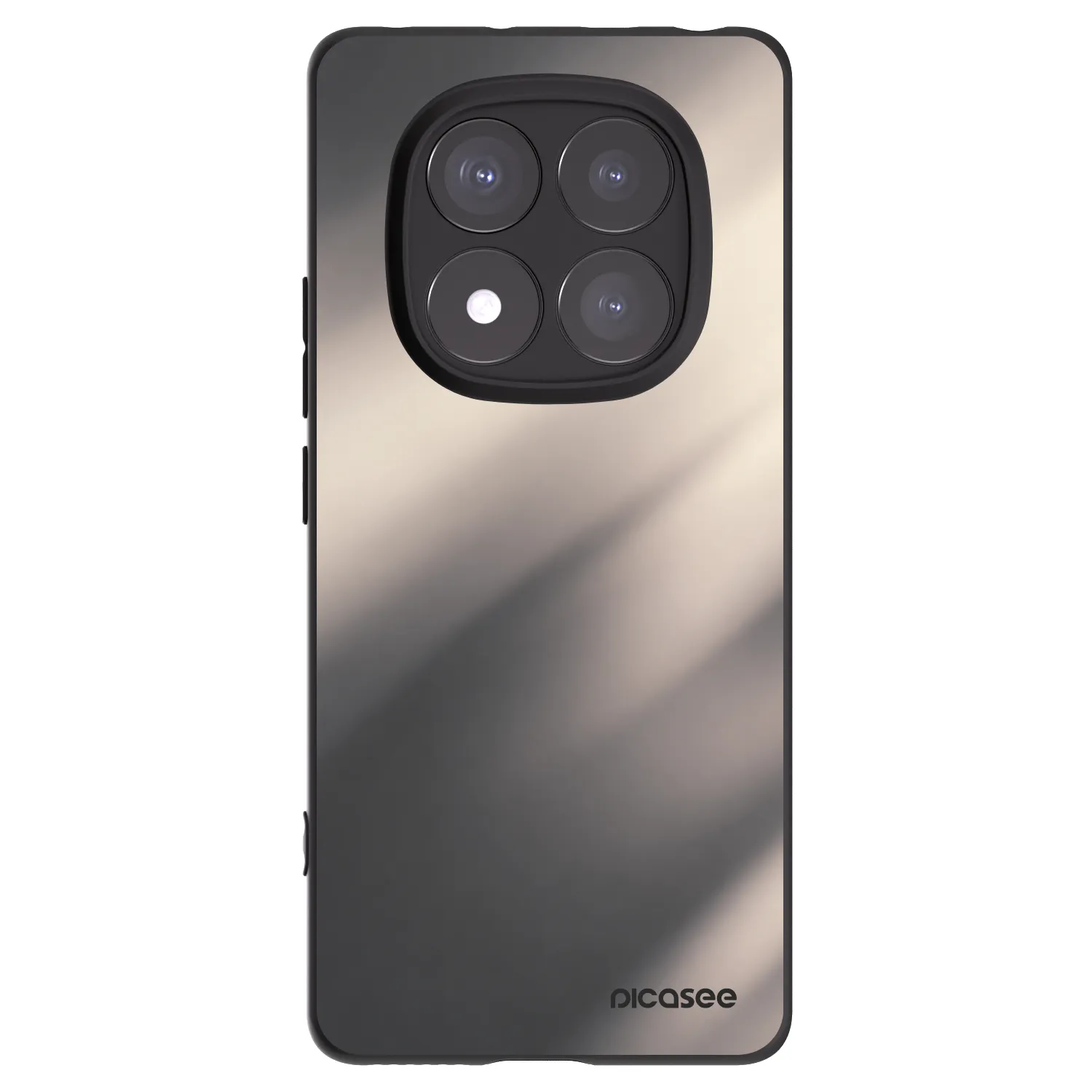 Picasee husă neagră din silicon pentru Xiaomi Redmi Note 14 Pro+ 5G - Smoky Beige