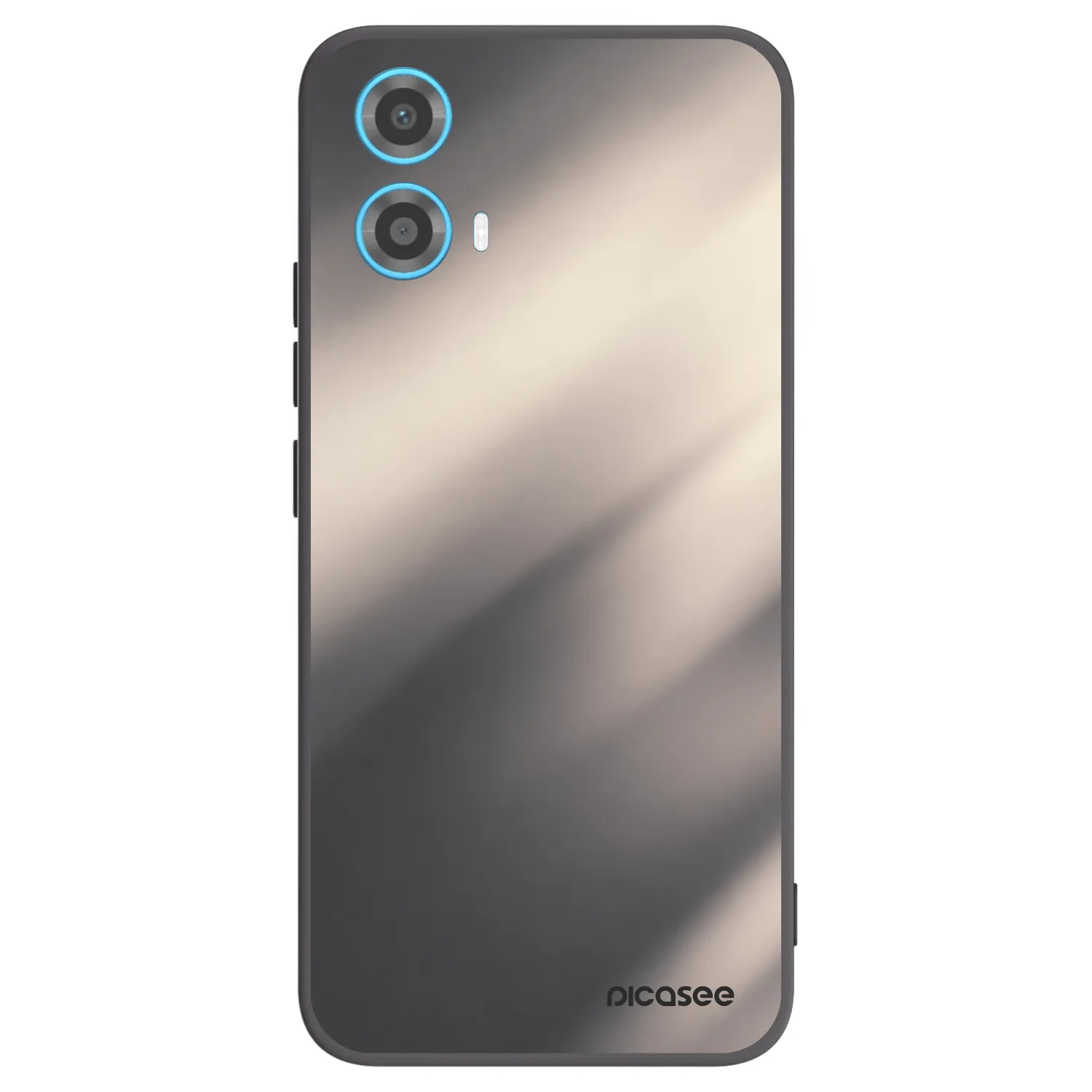 Picasee husă neagră din silicon pentru Motorola Moto G34 5G - Smoky Beige