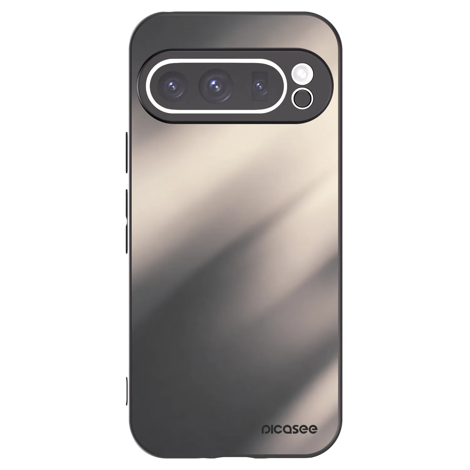 Picasee husă neagră din silicon pentru Google Pixel 9 Pro - Smoky Beige