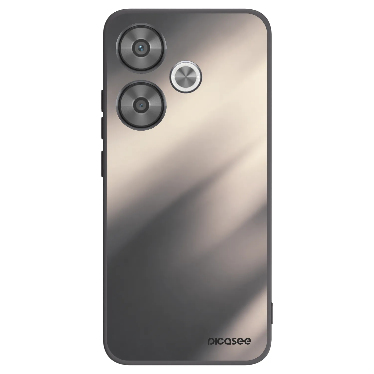 Picasee husă neagră din silicon pentru Xiaomi Poco F6 - Smoky Beige