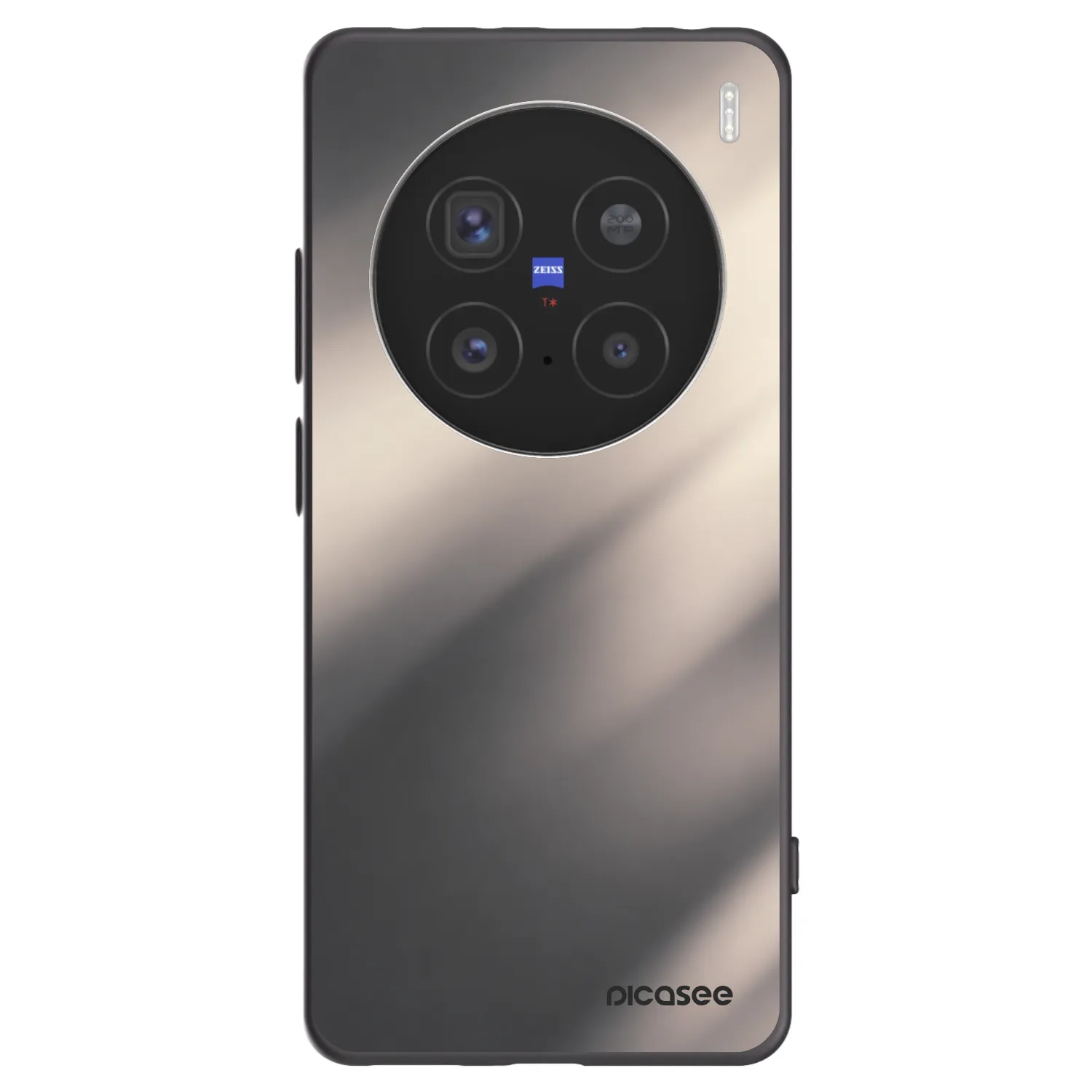 Picasee husă neagră din silicon pentru Vivo X200 Pro - Smoky Beige