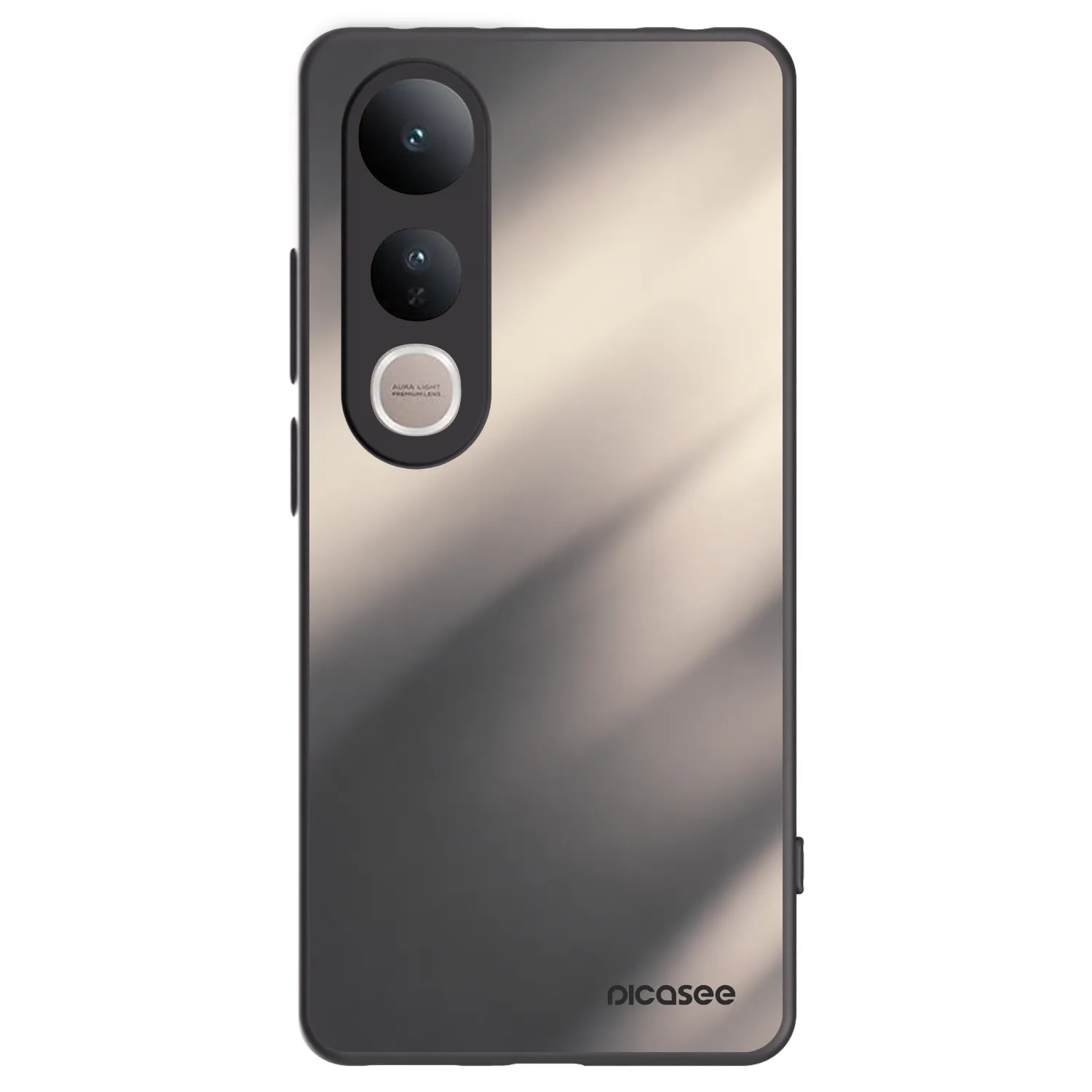 Picasee husă neagră din silicon pentru Vivo V50 Lite 5G - Smoky Beige
