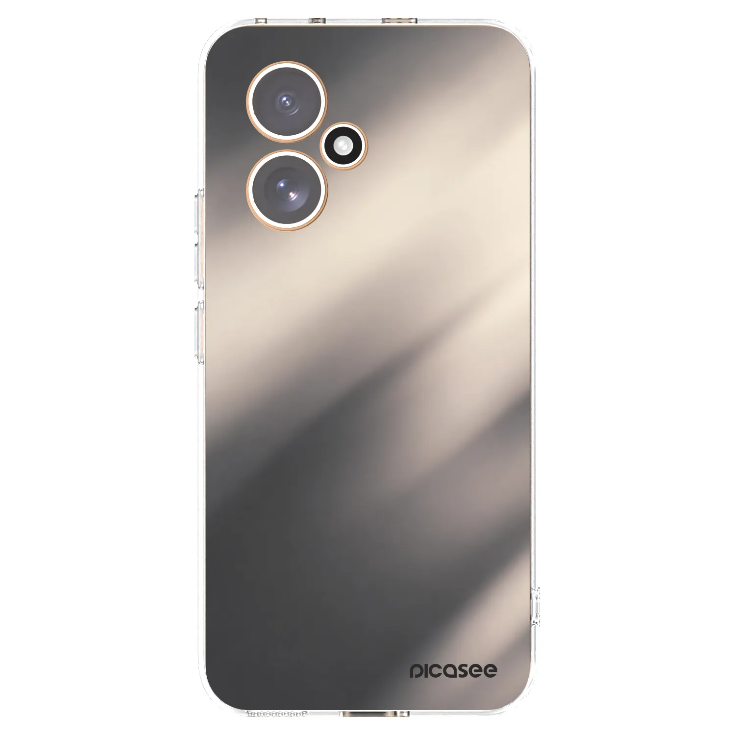 Picasee husă transparentă din silicon pentru Honor 400 5G - Smoky Beige