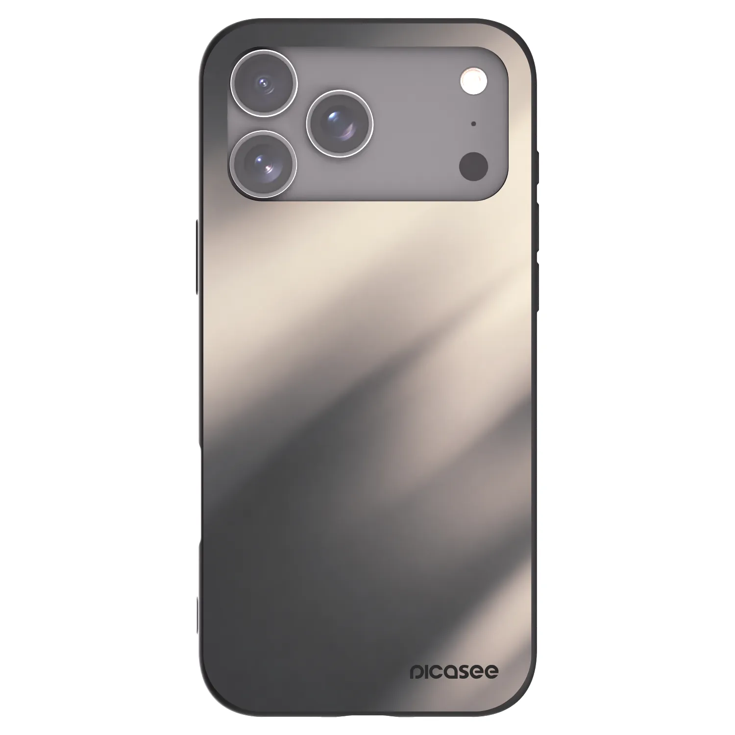 Picasee husă neagră din silicon pentru Apple iPhone 17 Pro Max - Smoky Beige
