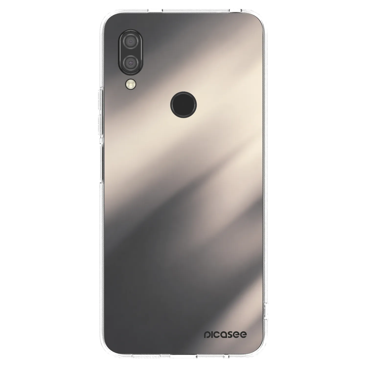 Picasee husă transparentă din silicon pentru Xiaomi Redmi 7 - Smoky Beige