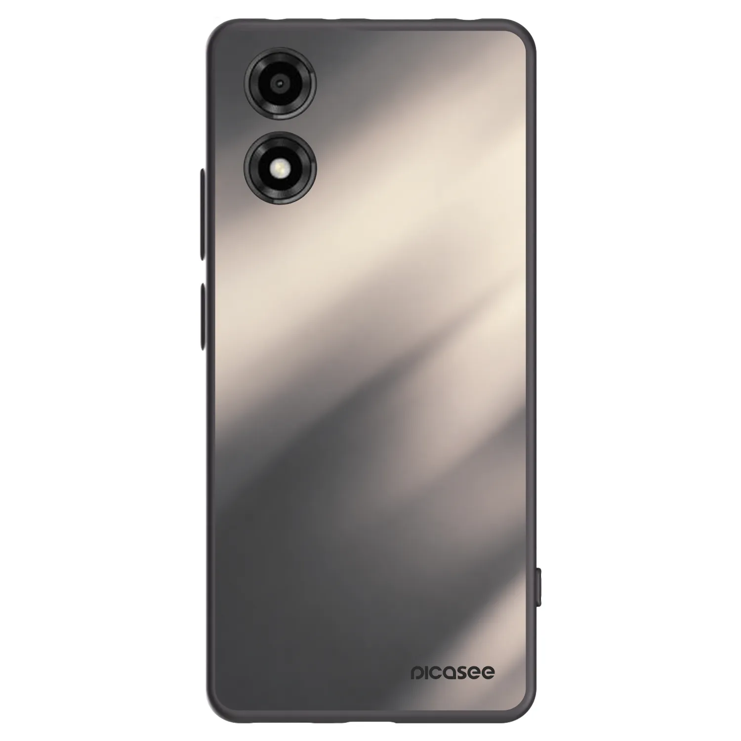 Picasee husă neagră din silicon pentru Motorola Moto E14 - Smoky Beige