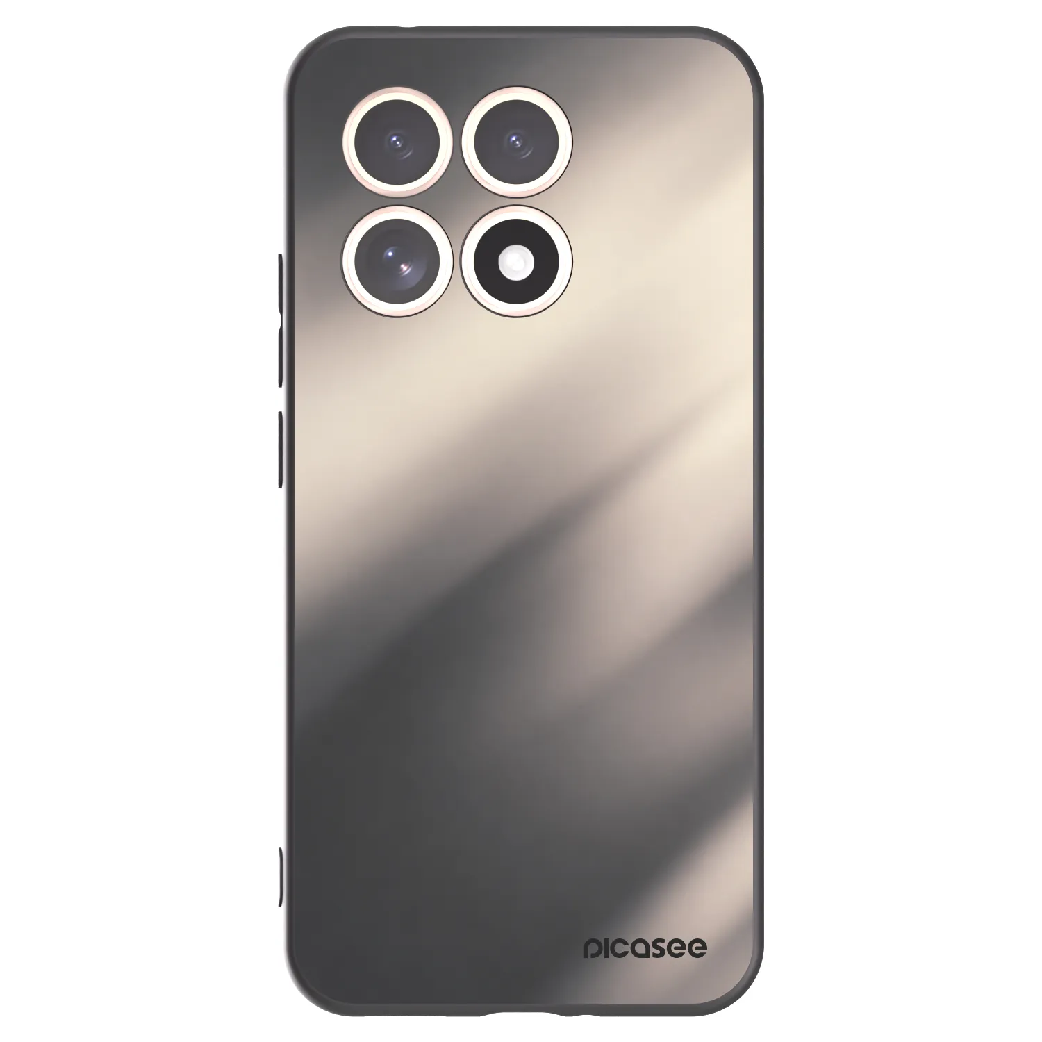 Picasee husă neagră din silicon pentru Xiaomi 15T - Smoky Beige
