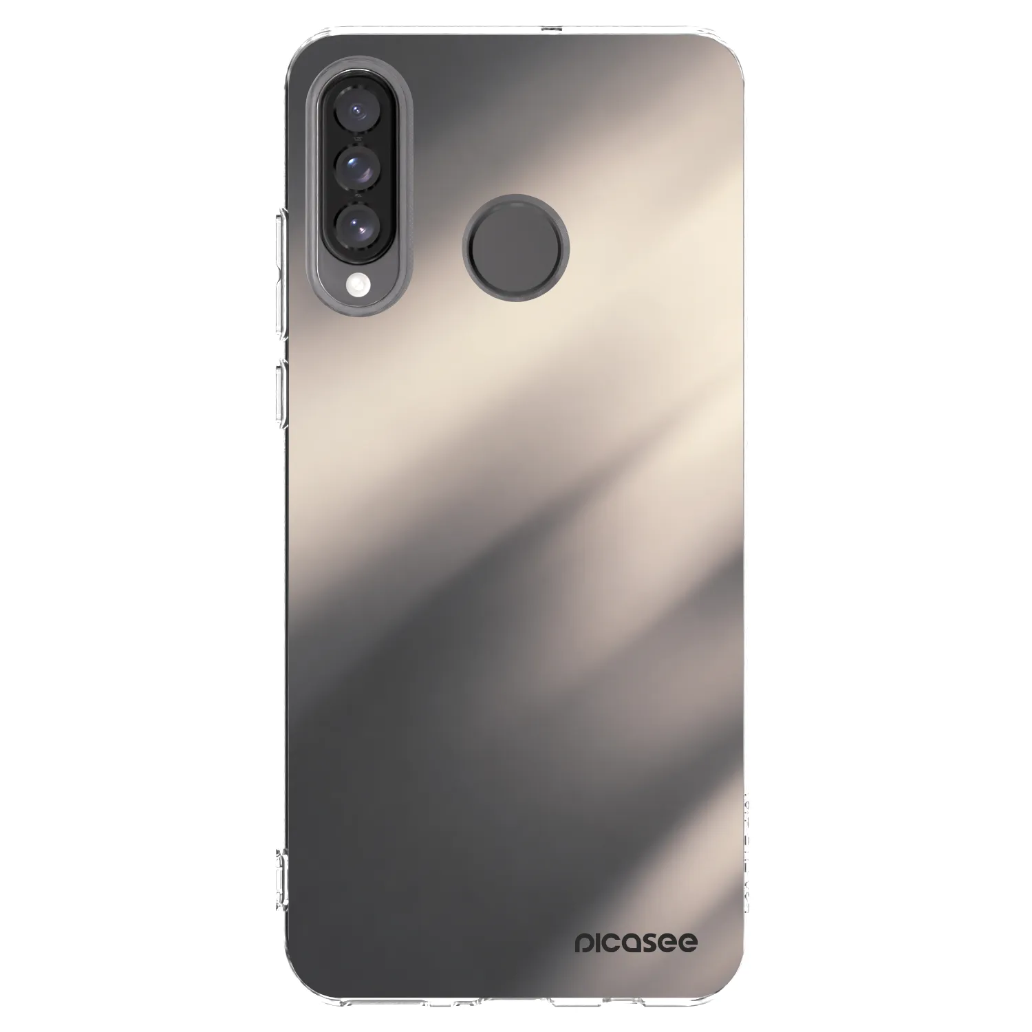 Picasee husă transparentă din silicon pentru Huawei P30 Lite - Smoky Beige