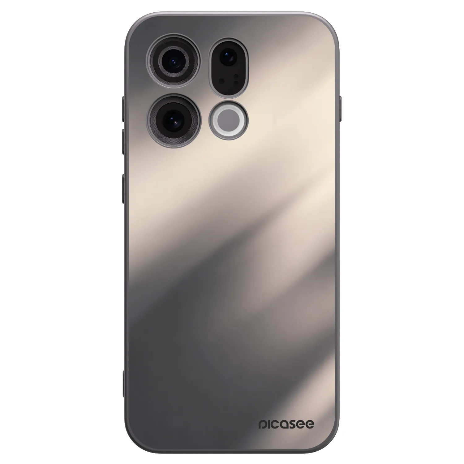 Picasee husă neagră din silicon pentru OPPO Find X9 - Smoky Beige