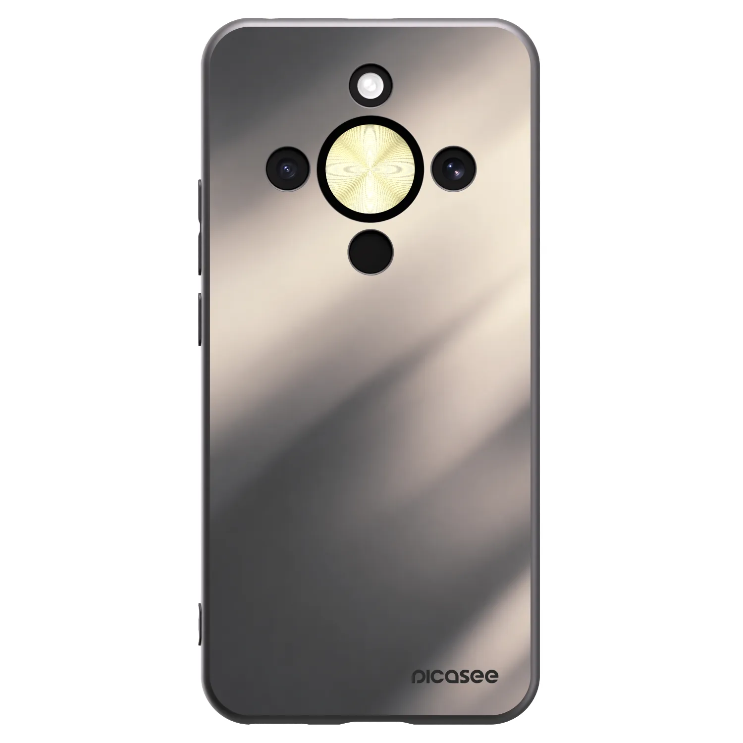 Picasee husă neagră din silicon pentru Honor Magic8 Lite 5G - Smoky Beige