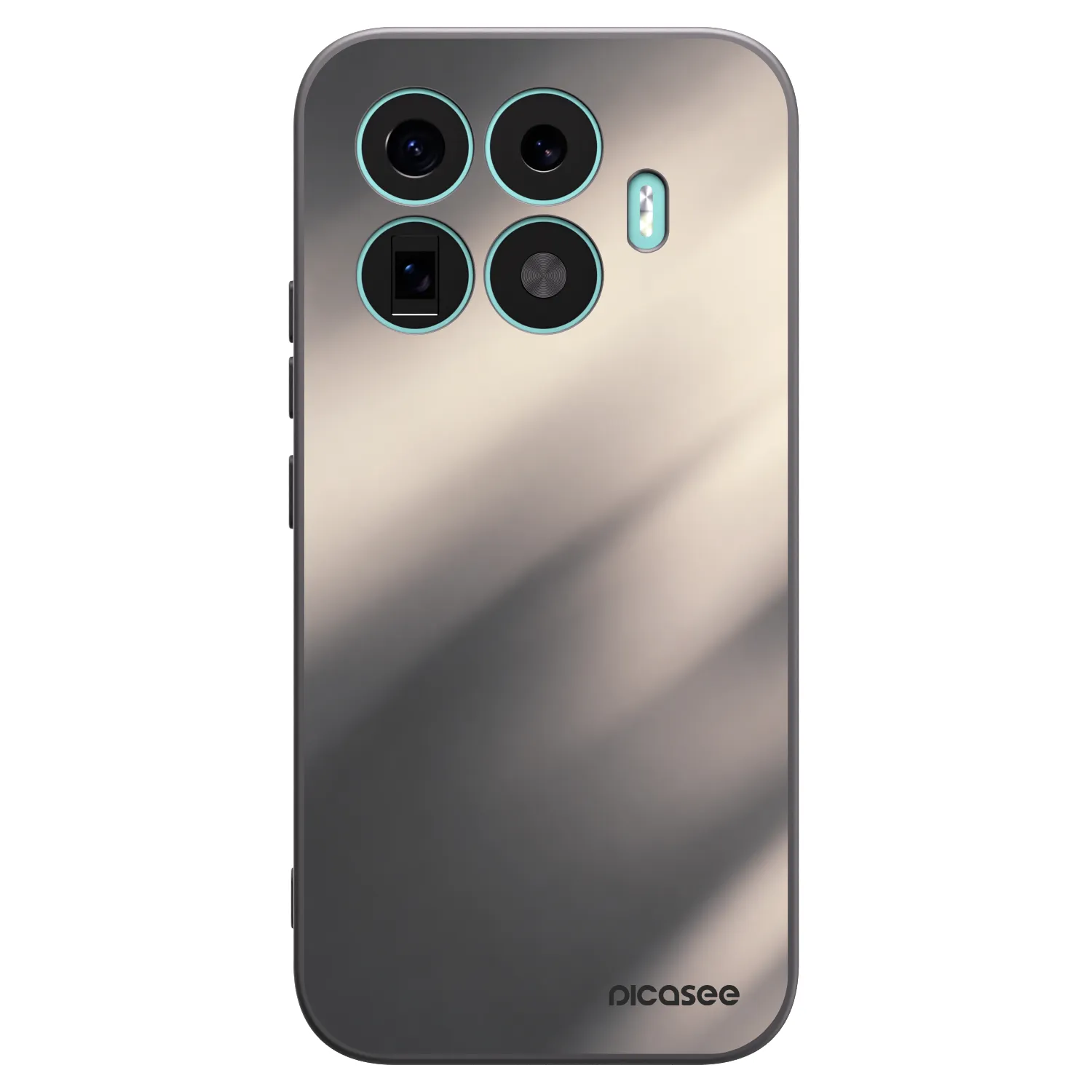 Picasee husă neagră din silicon pentru Xiaomi 17T - Smoky Beige