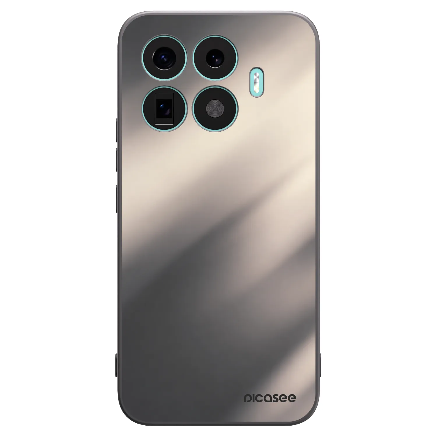 Picasee husă neagră din silicon pentru Xiaomi 17T Pro - Smoky Beige