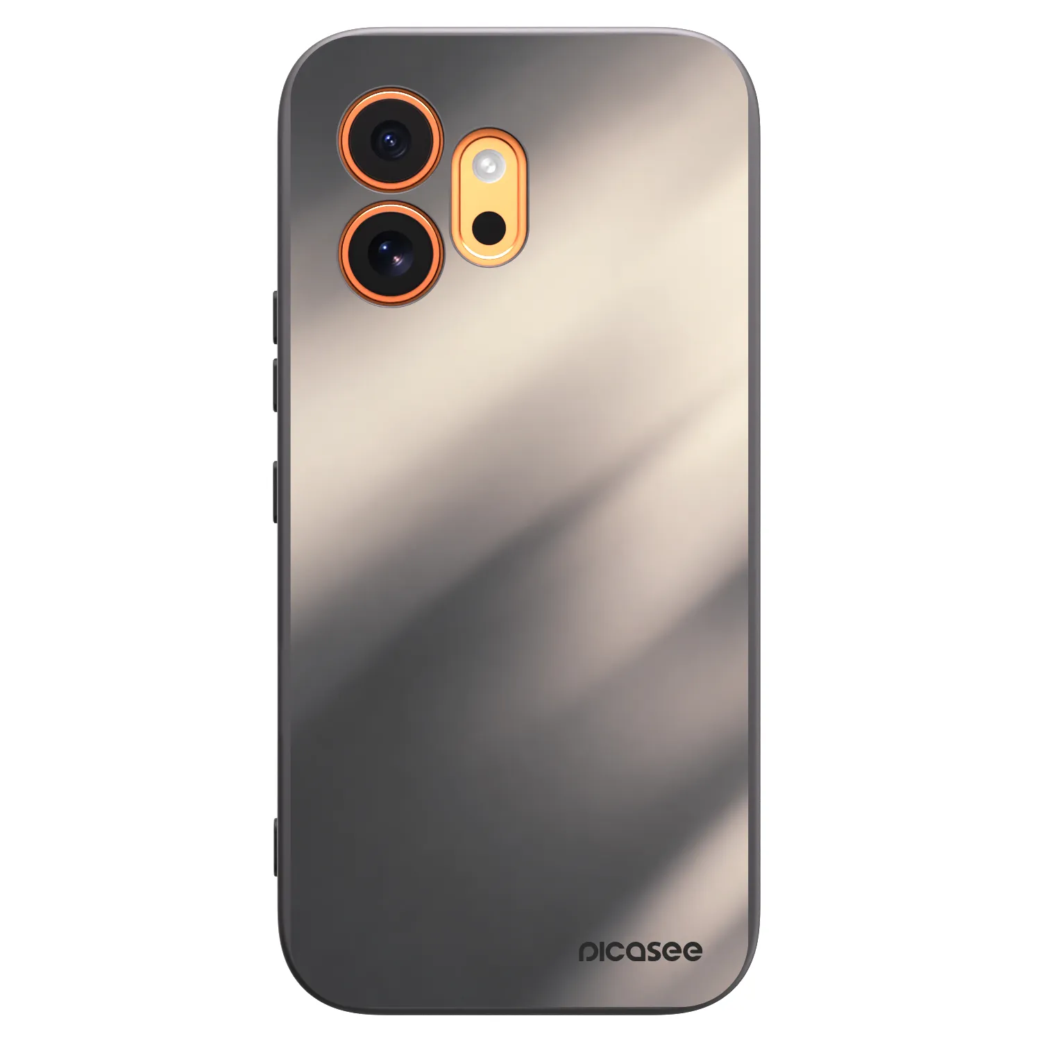 Picasee husă neagră din silicon pentru Honor 600 - Smoky Beige