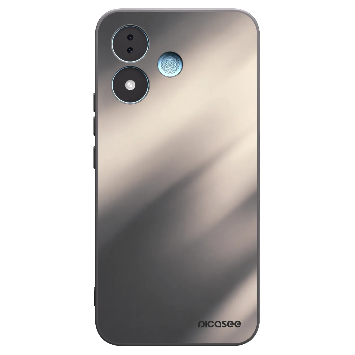 Picasee husă neagră din silicon pentru Xiaomi Redmi Note 17 5G - Smoky Beige