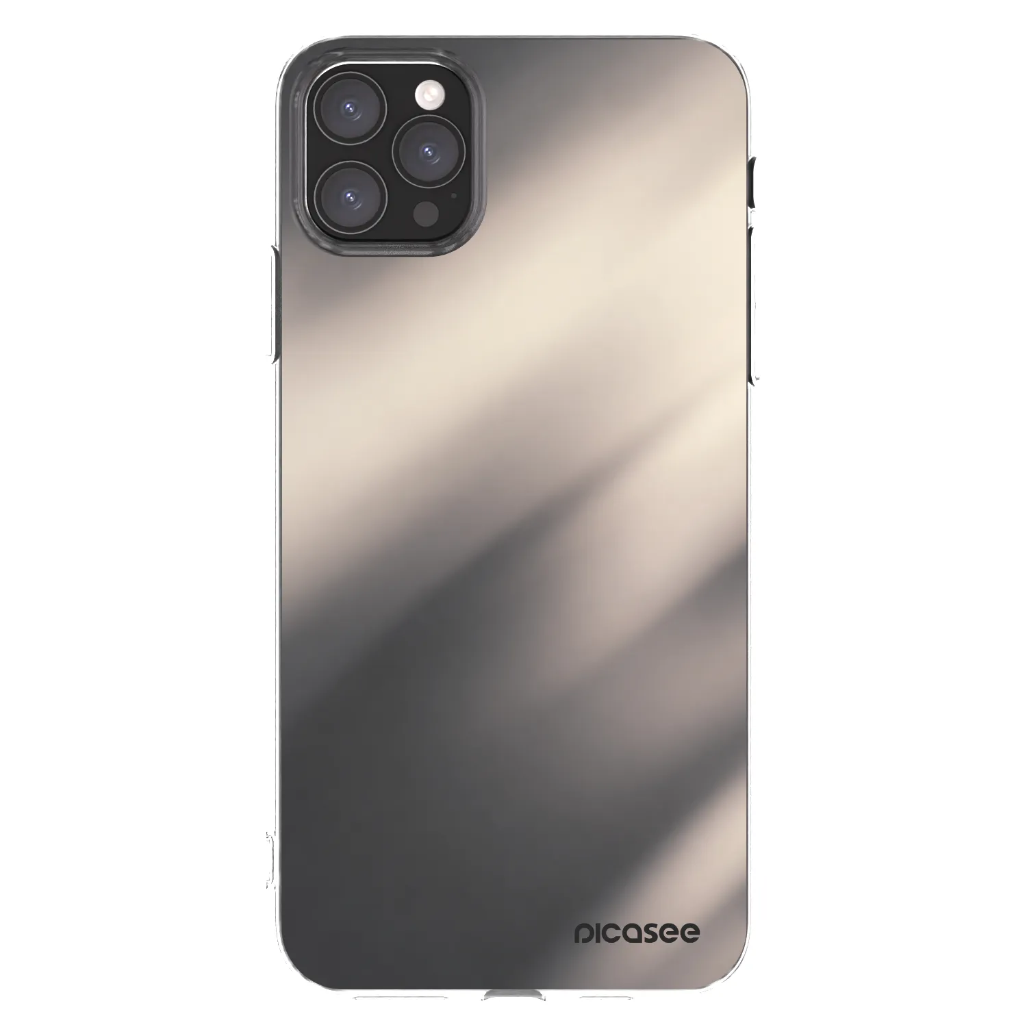 Picasee husă transparentă din silicon pentru Apple iPhone 11 Pro Max - Smoky Beige