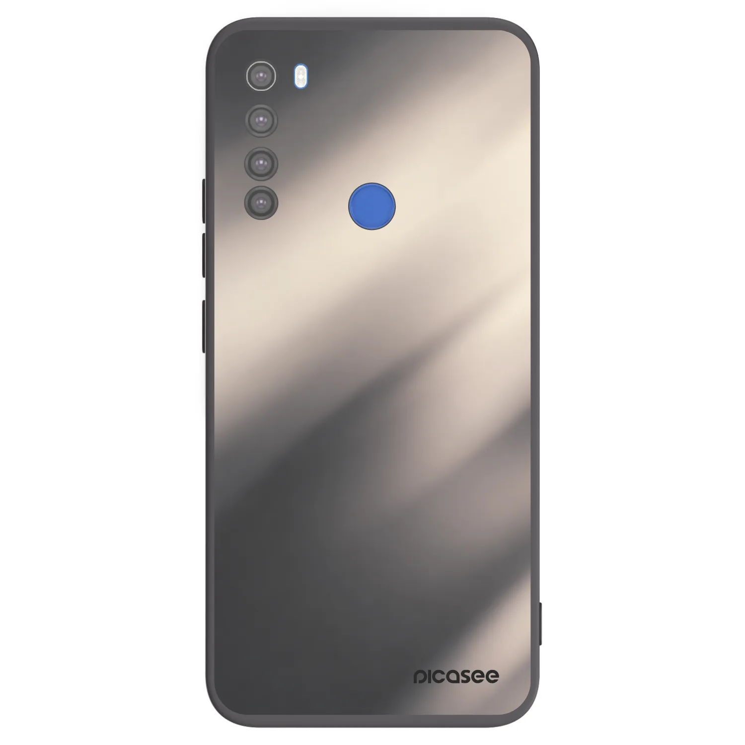 Picasee husă neagră din silicon pentru Xiaomi Redmi Note 8T - Smoky Beige