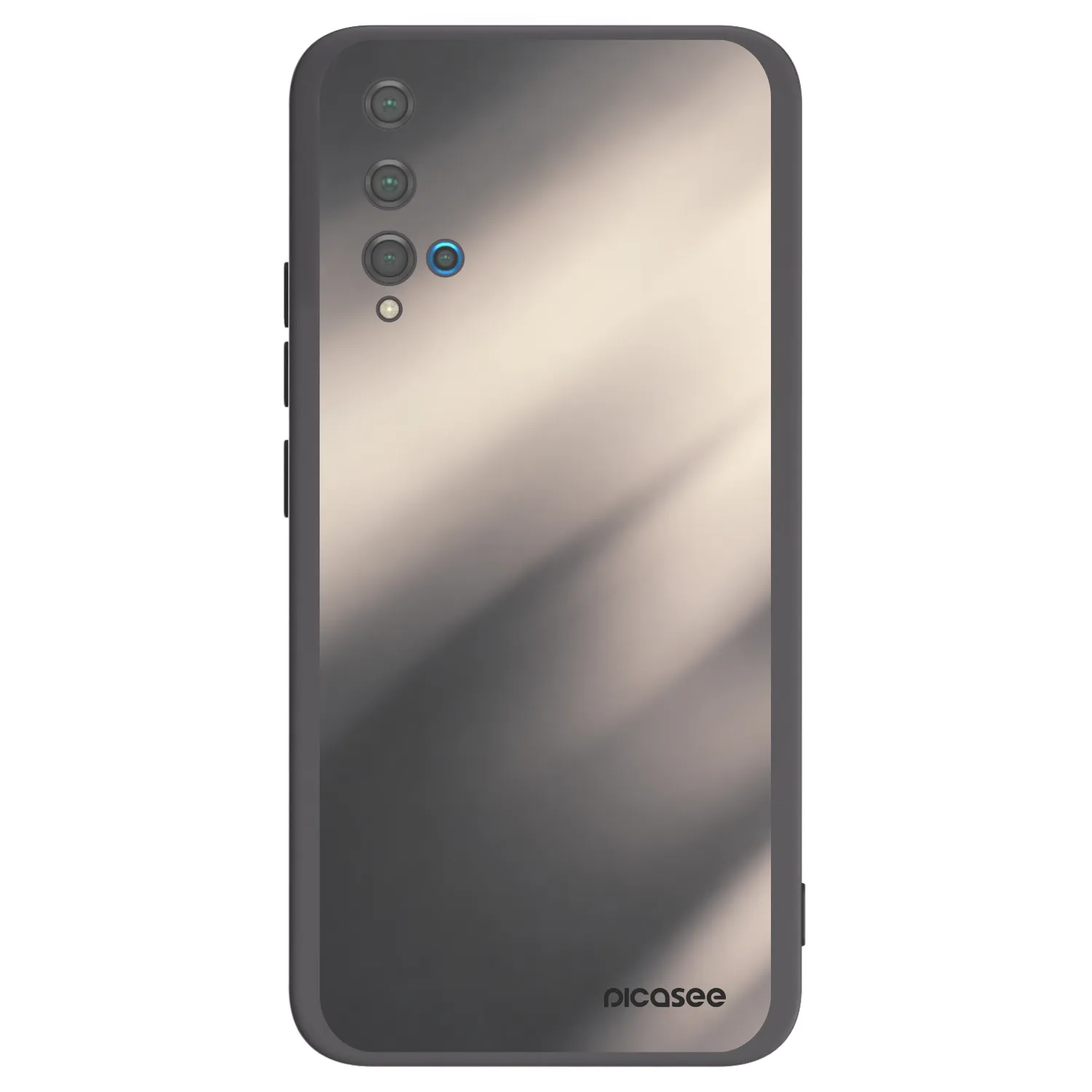 Picasee husă neagră din silicon pentru Huawei Nova 5T - Smoky Beige