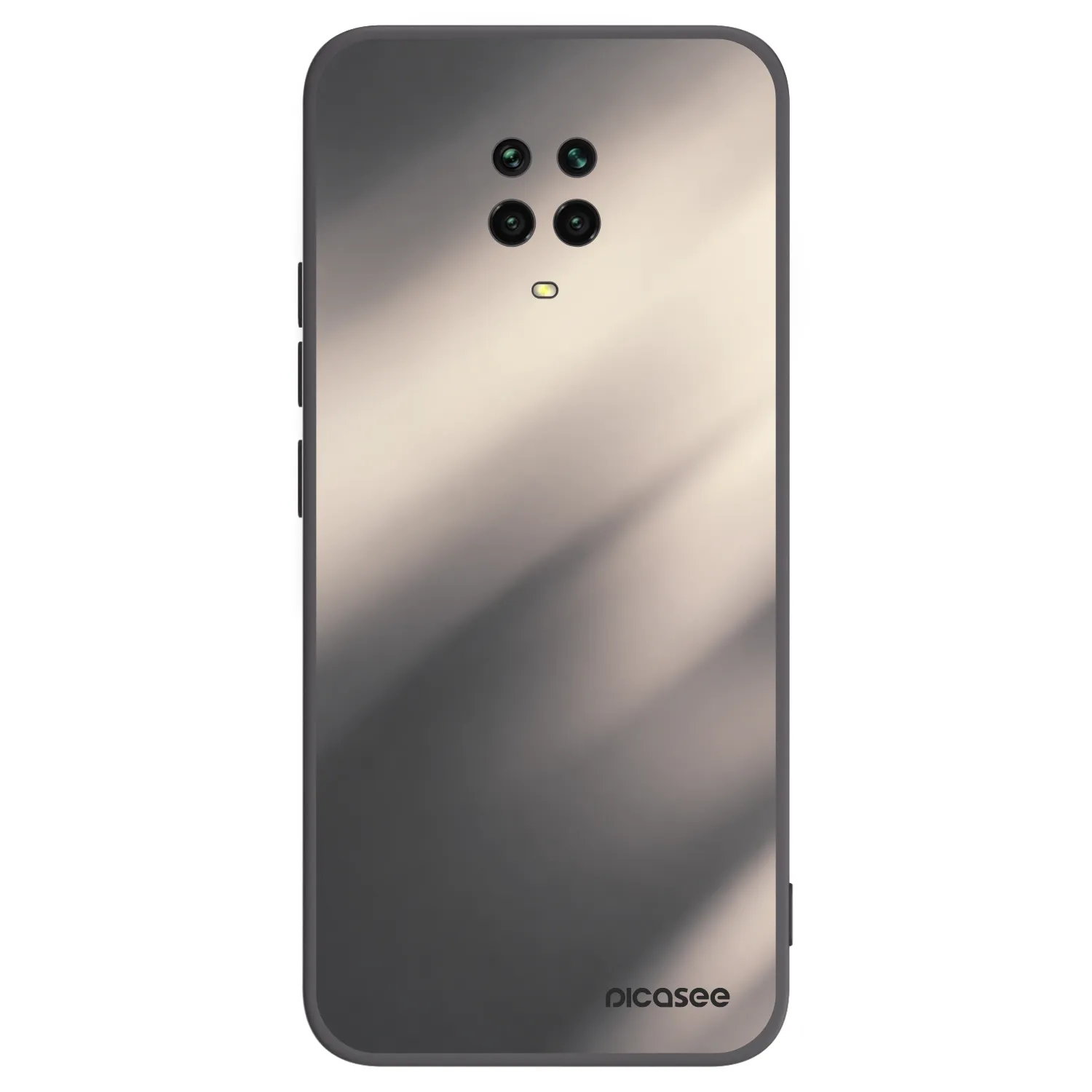 Picasee husă neagră din silicon pentru Xiaomi Redmi Note 9S - Smoky Beige