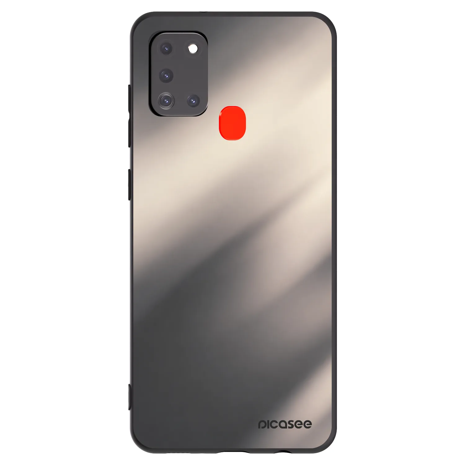 Picasee husă neagră din silicon pentru Samsung Galaxy A21s - Smoky Beige