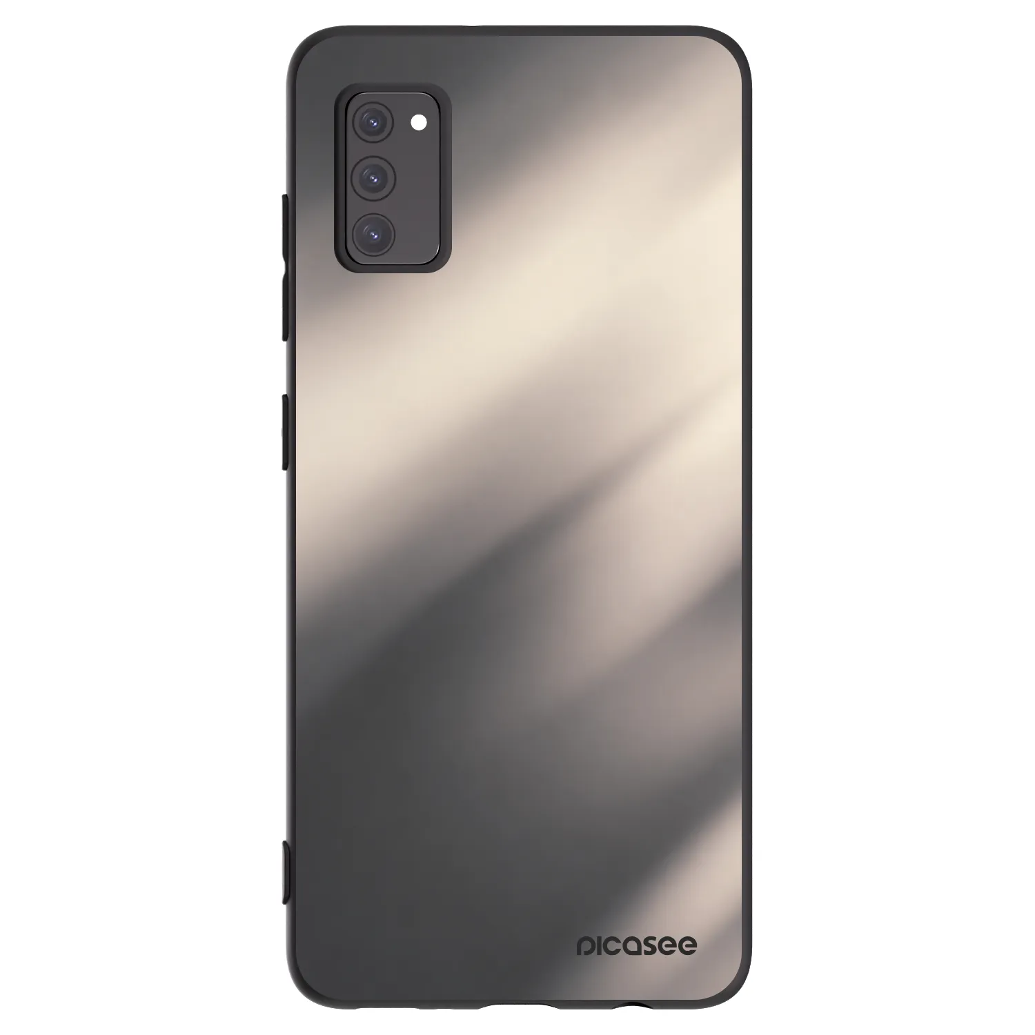 Picasee husă neagră din silicon pentru Samsung Galaxy A41 A415F - Smoky Beige