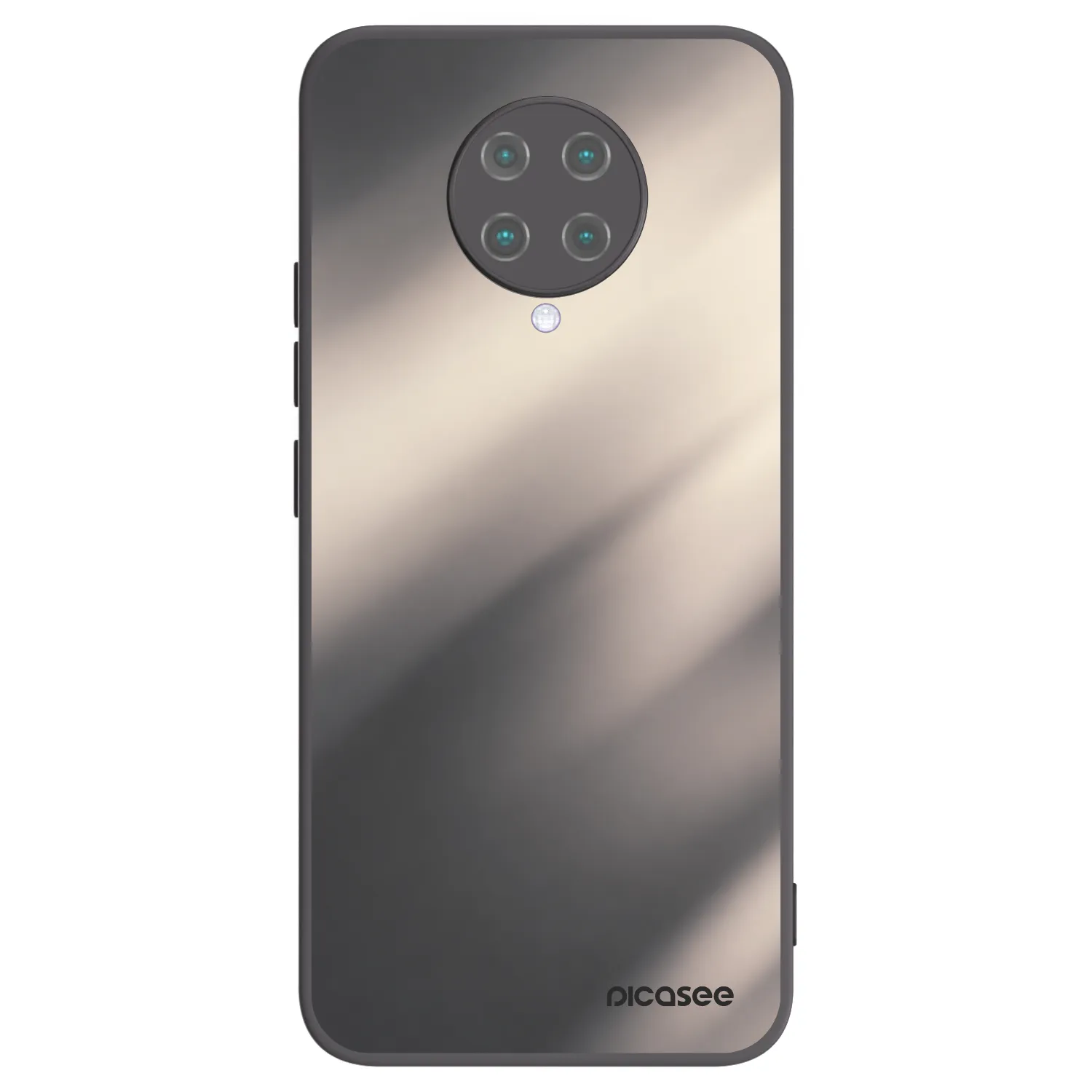Picasee husă neagră din silicon pentru Xiaomi Poco F2 Pro - Smoky Beige