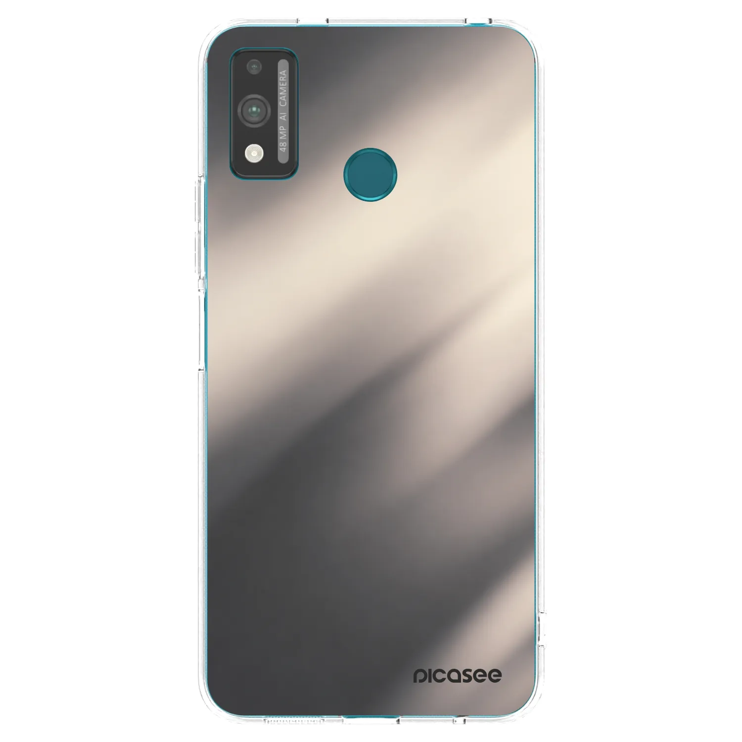 Picasee husă transparentă din silicon pentru Honor 9X Lite - Smoky Beige