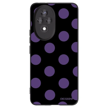 Picasee husă neagră din silicon pentru Honor 200 5G - Big flickers