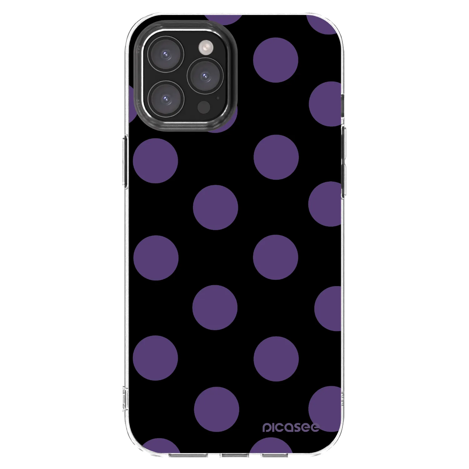 Picasee husă transparentă din silicon pentru Apple iPhone 12 Pro Max - Big flickers