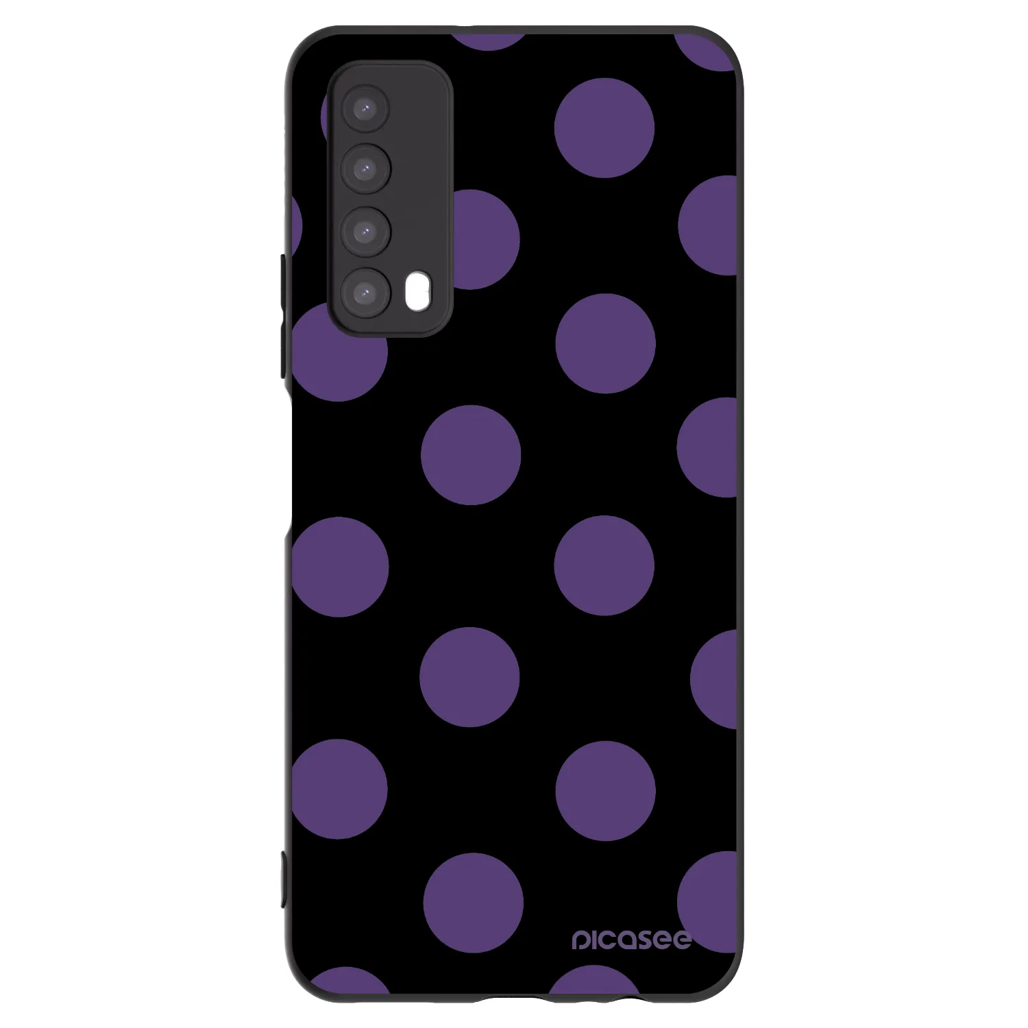 Picasee husă neagră din silicon pentru Huawei P Smart 2021 - Big flickers