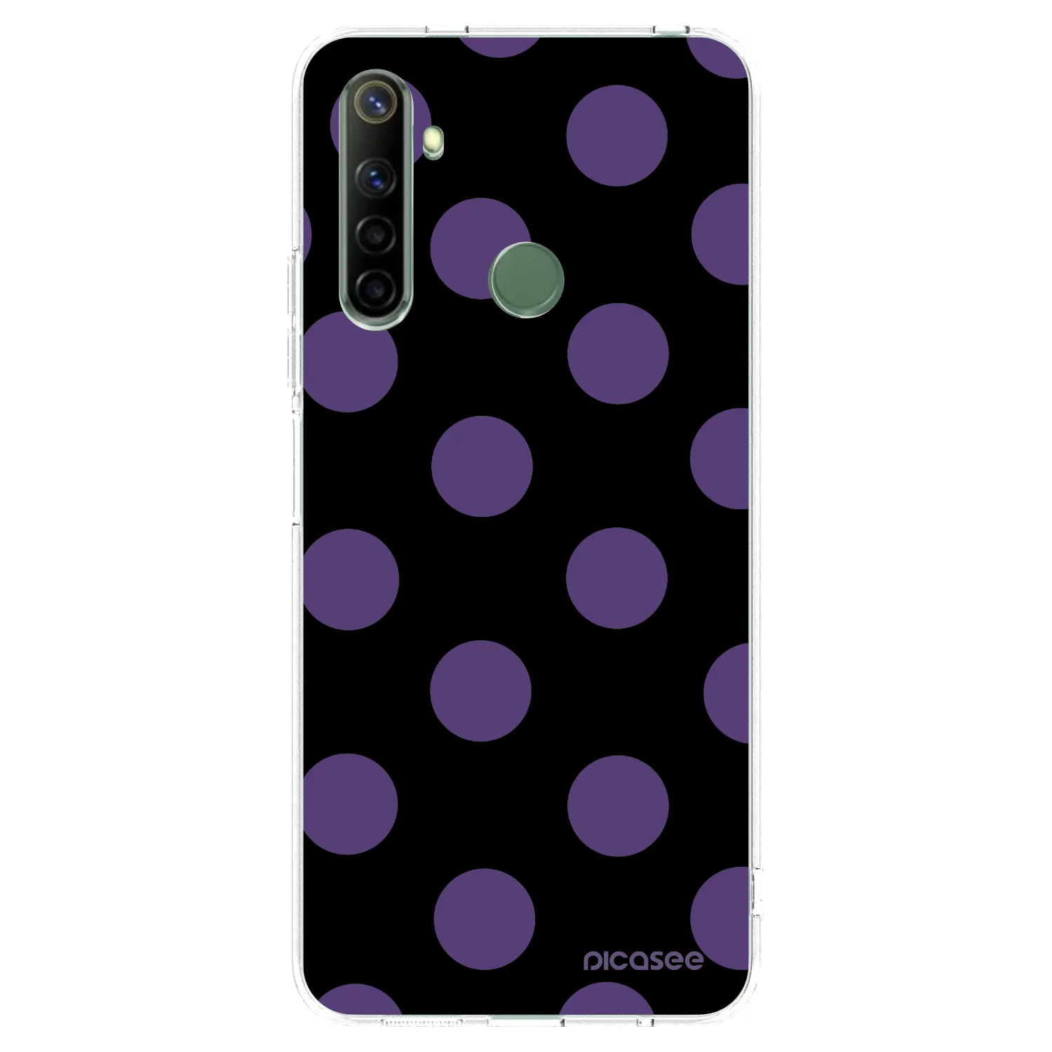 Picasee husă transparentă din silicon pentru Realme 6i - Big flickers