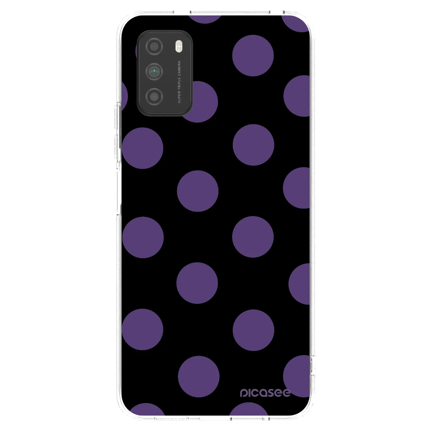 Picasee husă transparentă din silicon pentru Xiaomi Poco M3 - Big flickers