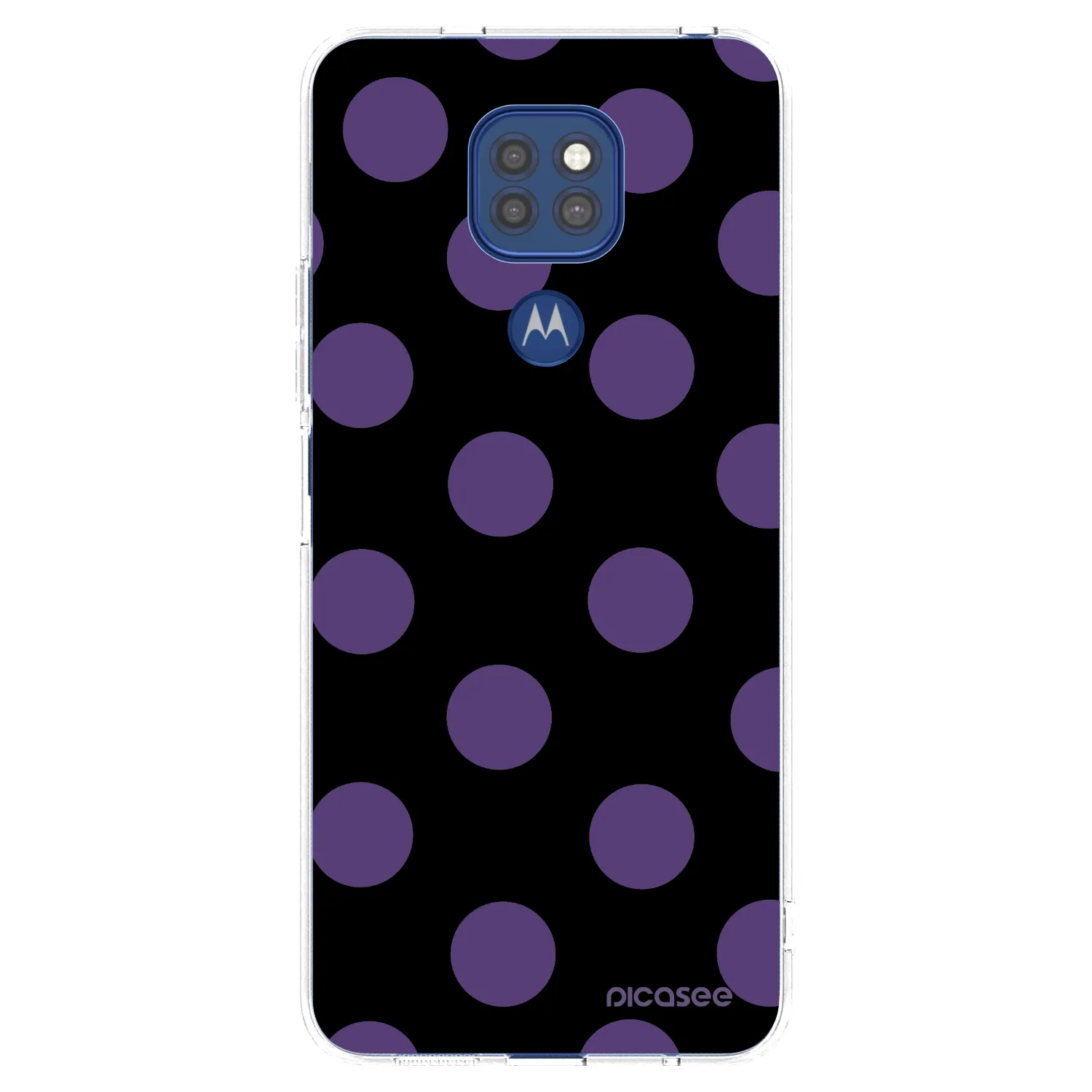 Picasee husă transparentă din silicon pentru Motorola Moto G9 Play - Big flickers