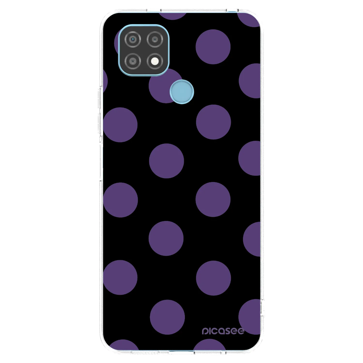 Picasee husă transparentă din silicon pentru Realme C21 - Big flickers
