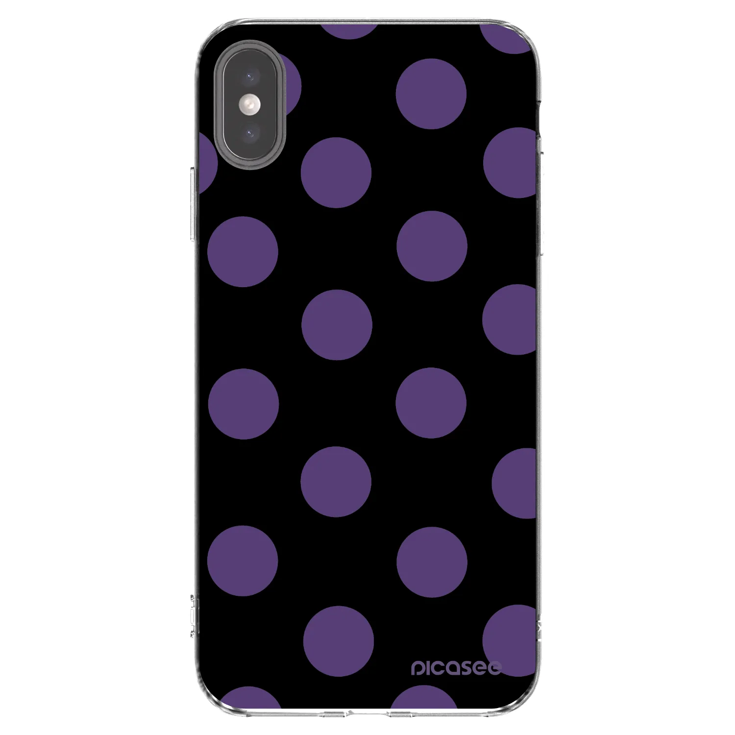 Picasee husă transparentă din silicon pentru Apple iPhone XS Max - Big flickers