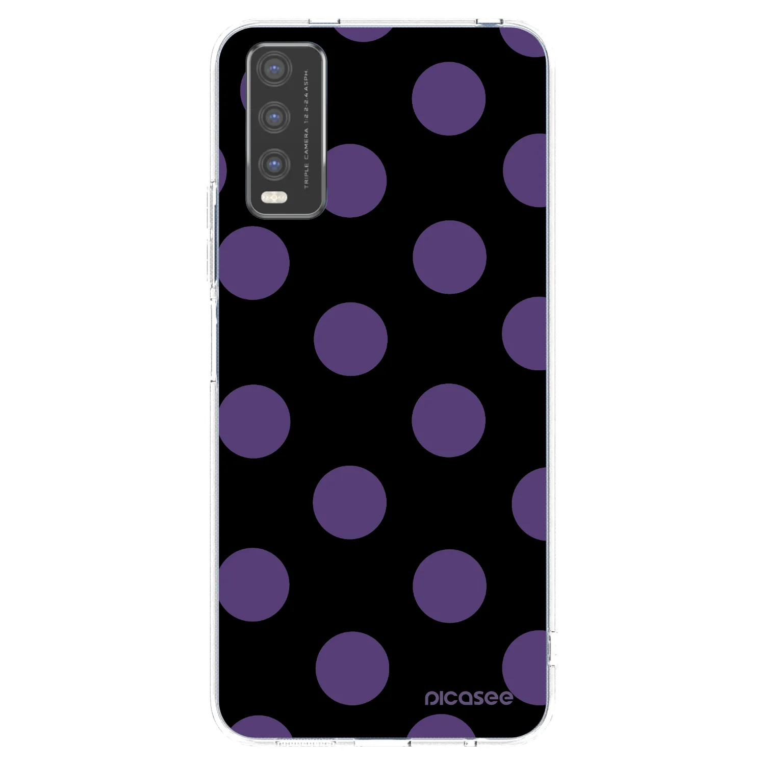Picasee husă transparentă din silicon pentru Vivo Y20s - Big flickers