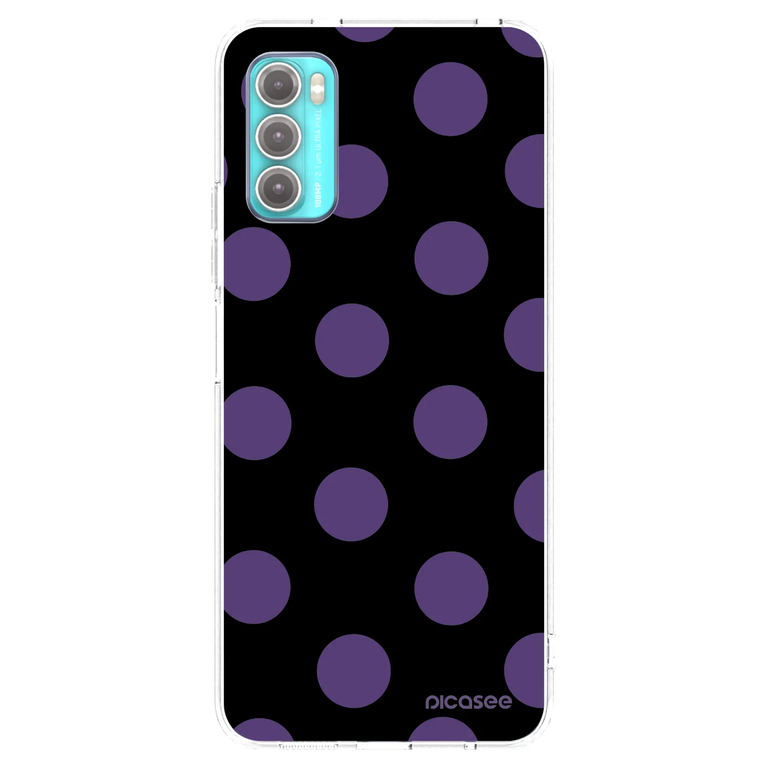 Picasee husă transparentă din silicon pentru Motorola Moto G60 - Big flickers