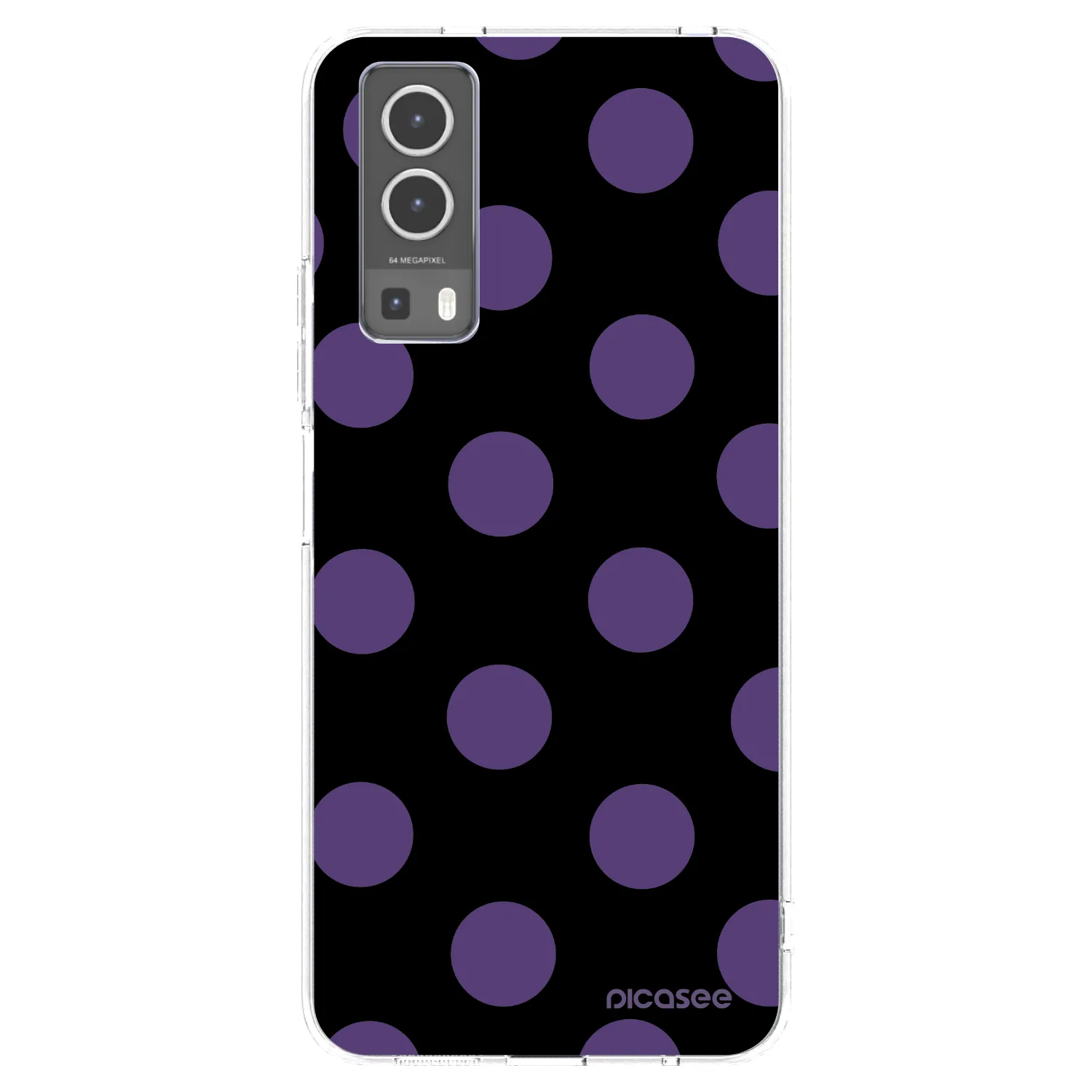 Picasee husă transparentă din silicon pentru Vivo Y72 5G - Big flickers