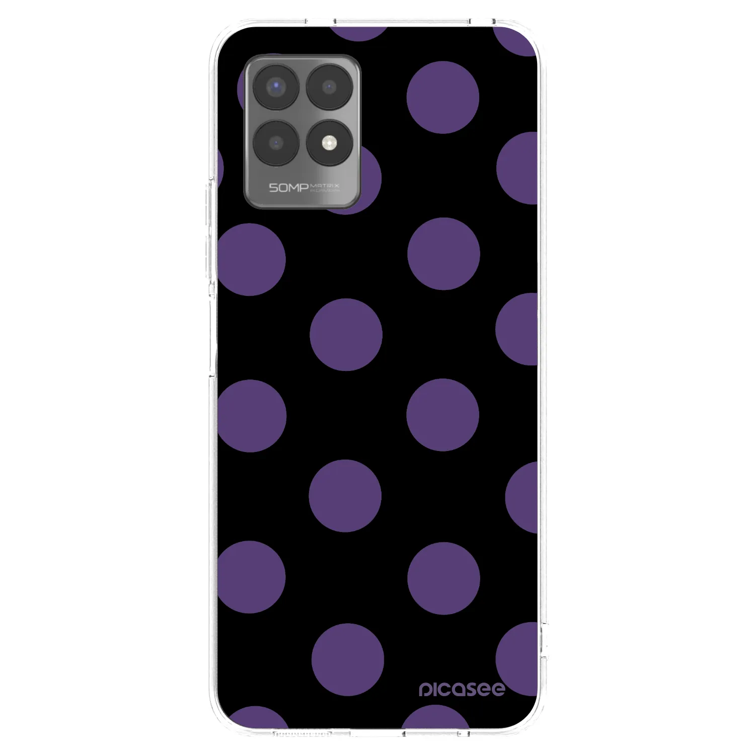 Picasee husă transparentă din silicon pentru Realme 8i - Big flickers