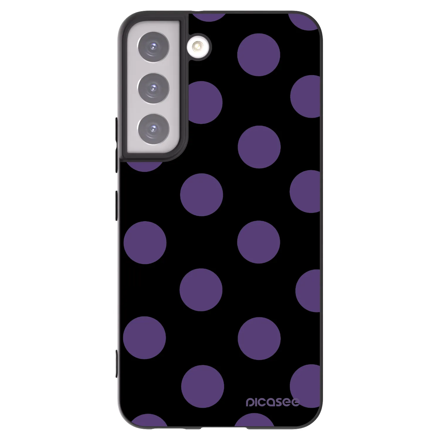 Picasee husă neagră din silicon pentru Samsung Galaxy S22 5G - Big flickers