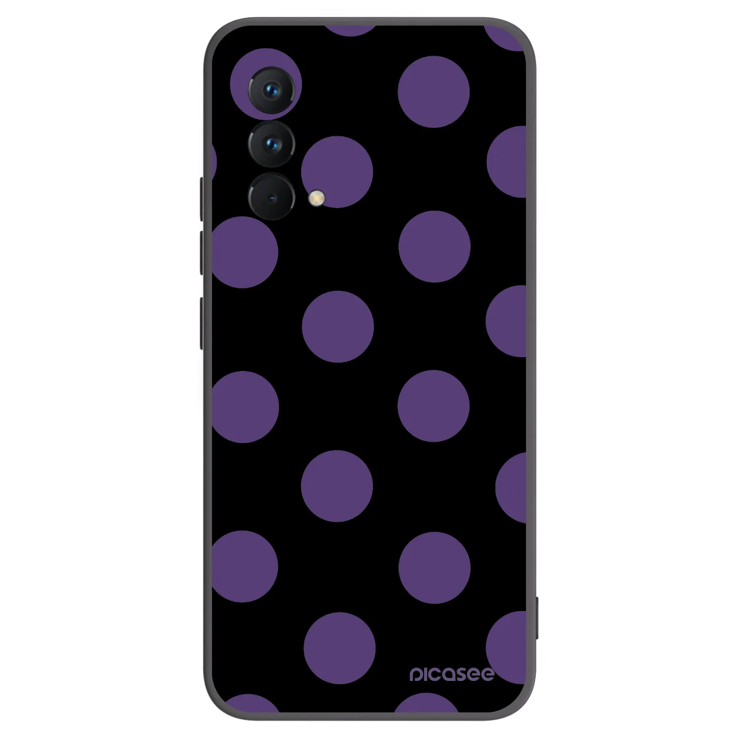 Picasee husă neagră din silicon pentru Realme GT Master Edition 5G - Big flickers