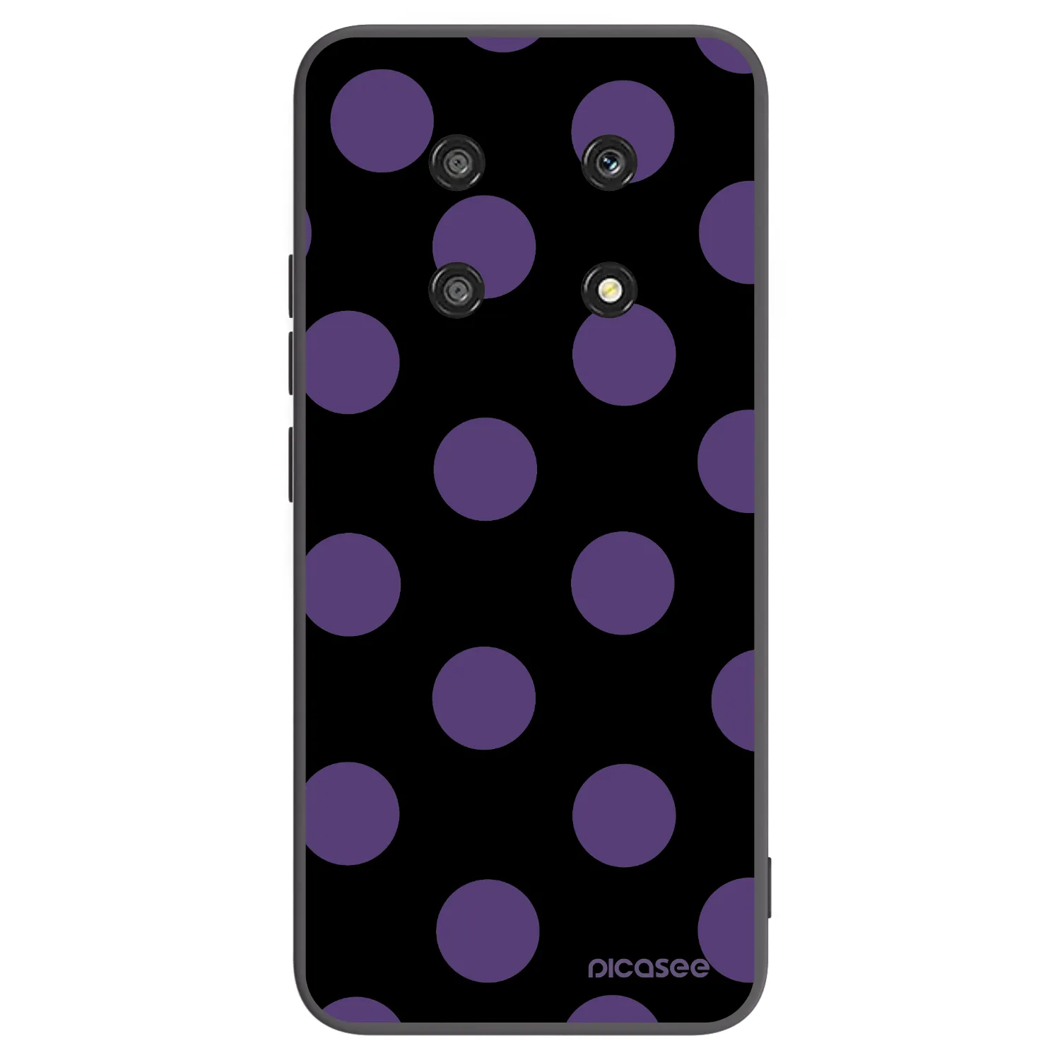 Picasee husă neagră din silicon pentru Honor Magic4 Lite 5G - Big flickers