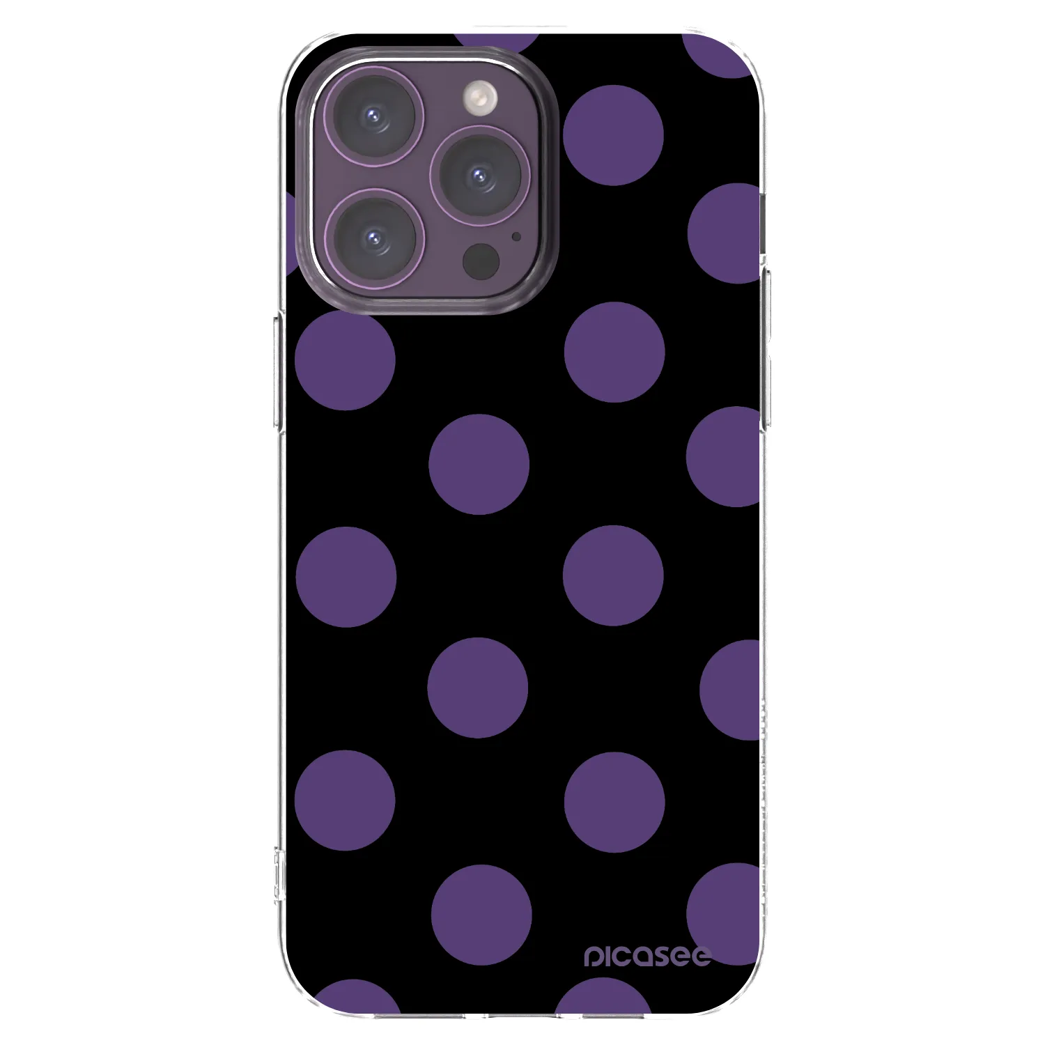 Picasee husă transparentă din silicon pentru Apple iPhone 14 Pro Max - Big flickers